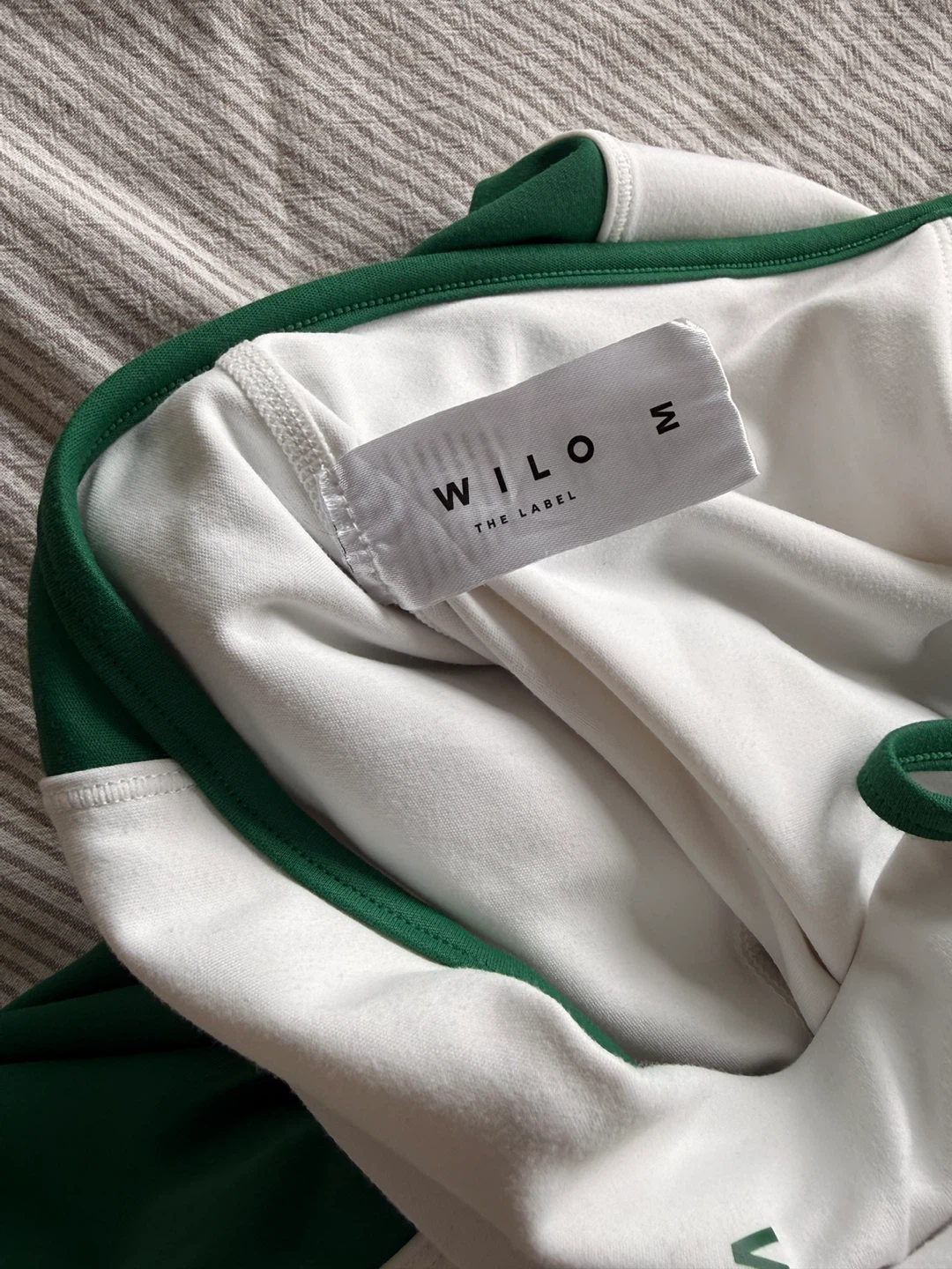 Wilo The Label Green and White Tank Dress - photo 2