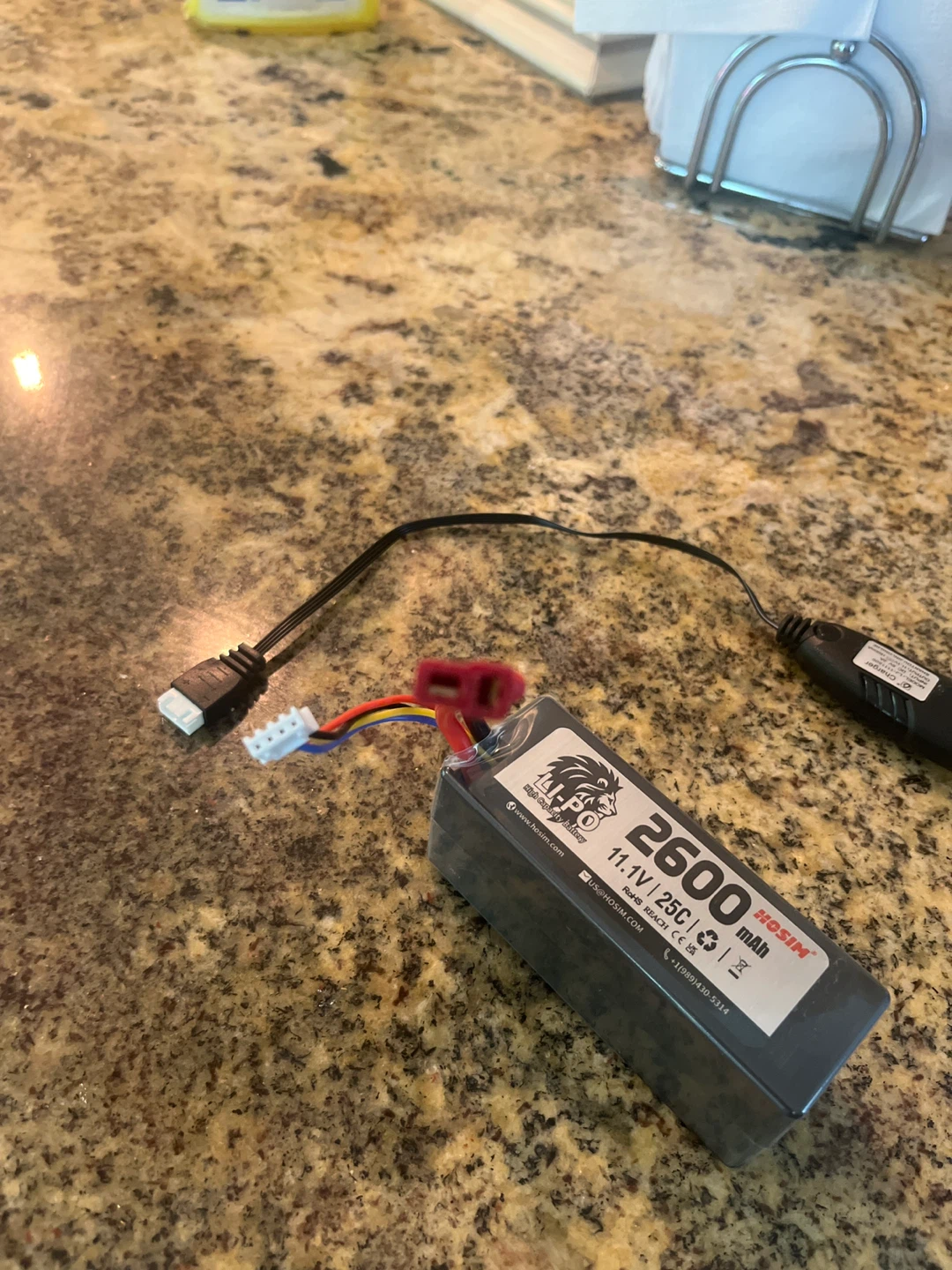 Hosim 2600mAh 11.1V LiPo Battery - photo 2