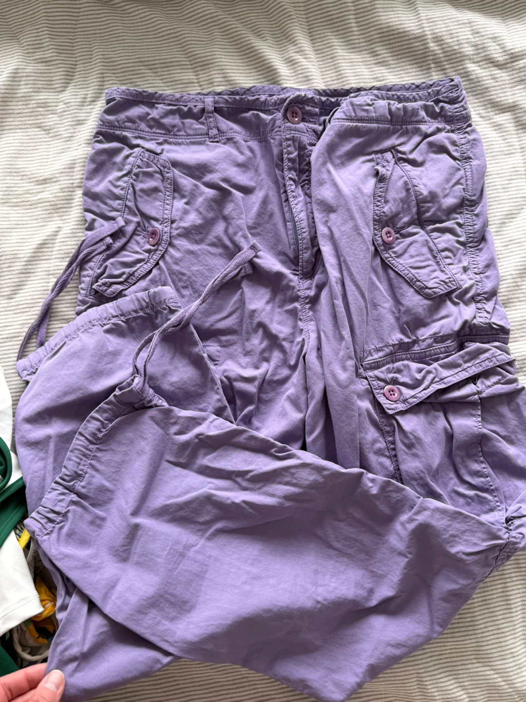 Lauren Ralph Lauren Purple Cargo Pants Size 8 - photo 3