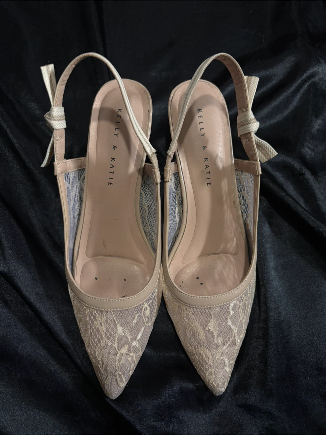 Kelly & Katie Lace Slingback Heels - photo 2