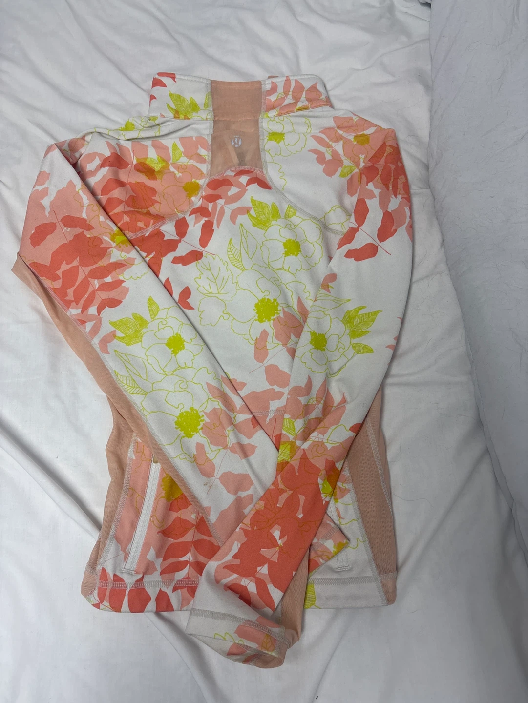 Lululemon Floral Zip-Up Jacket