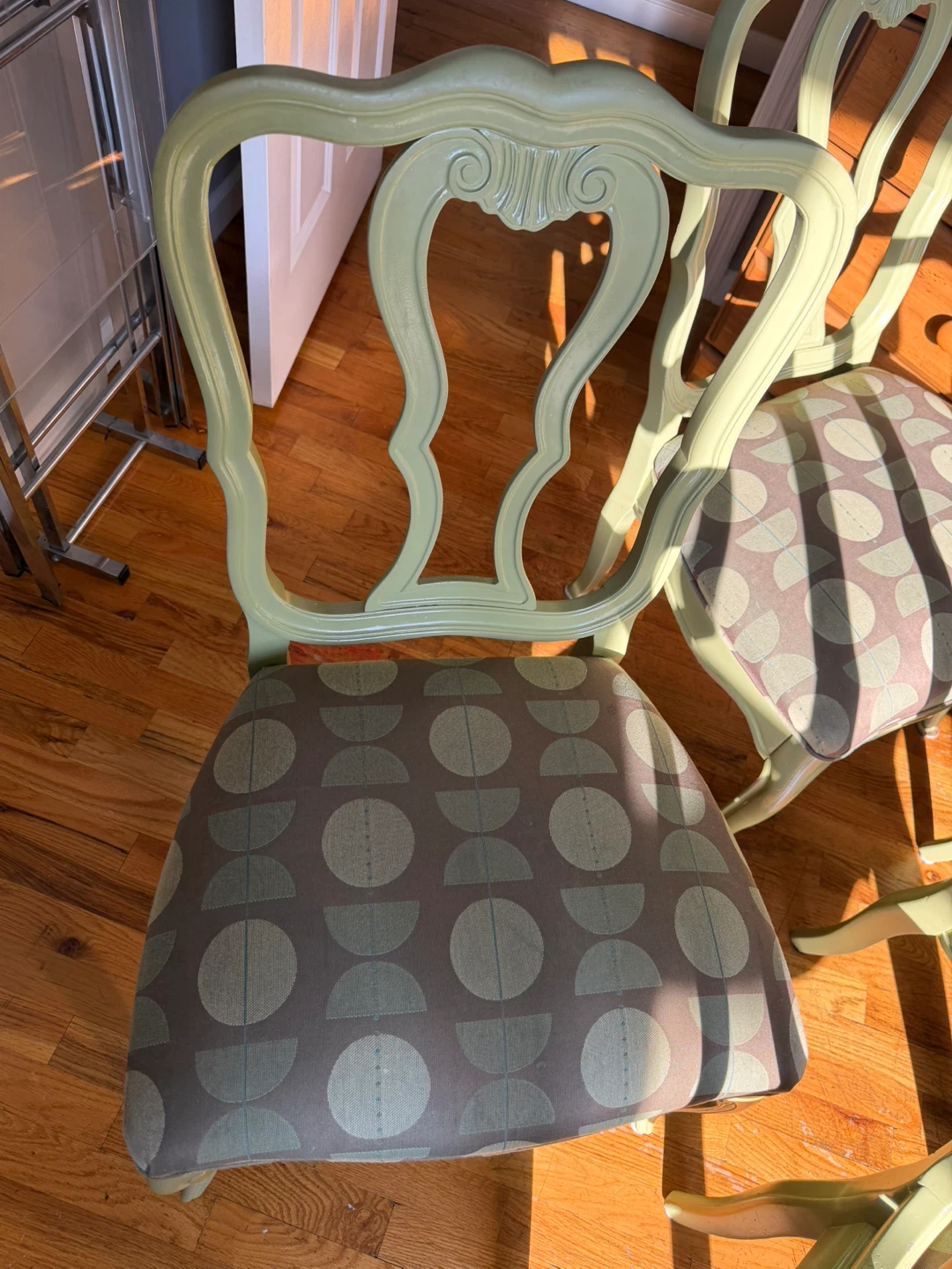 Set of 4 French Provincial Style Dining Chairs