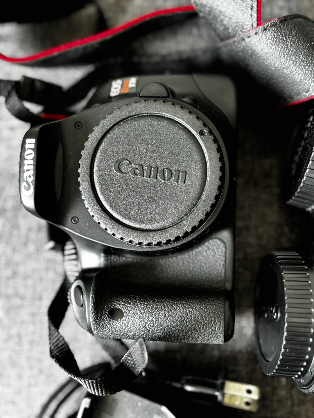 Canon EOS Rebel T3 DSLR Camera with Two Lenses and Charger - photo 5