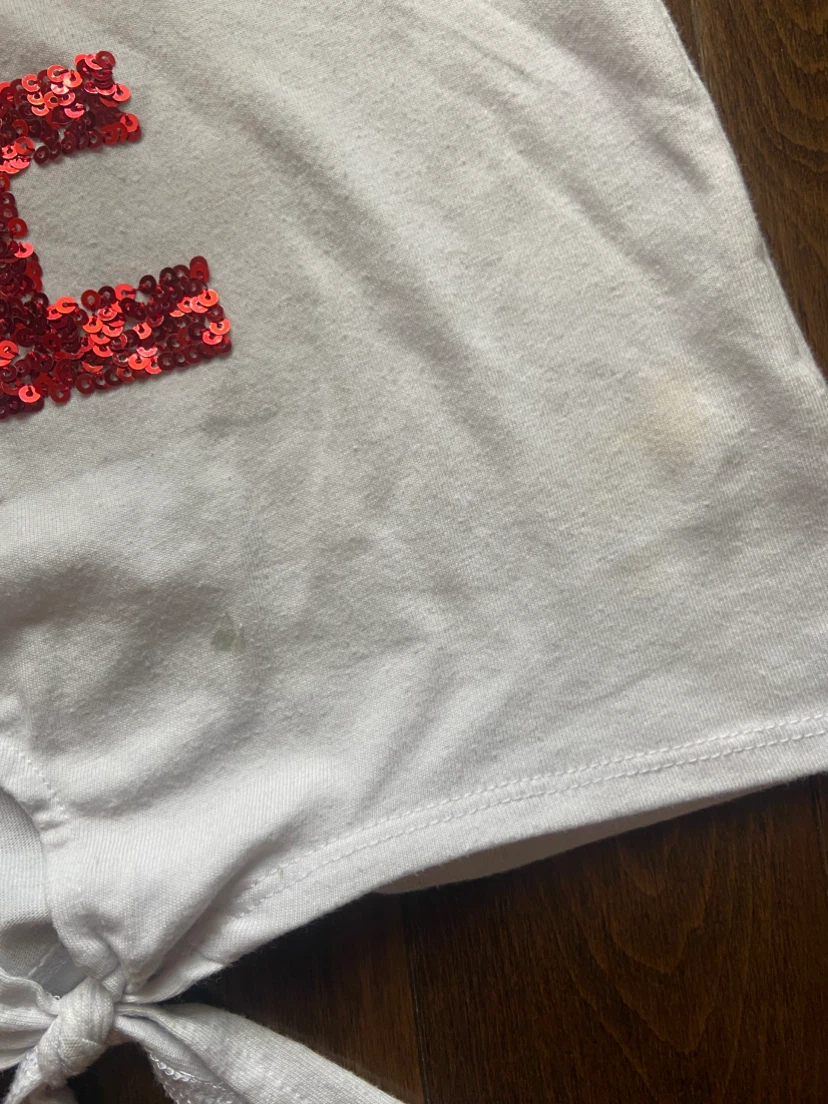 Children's Place Sequin LOVE Canada Day Tank Top M/7-8 - photo 5
