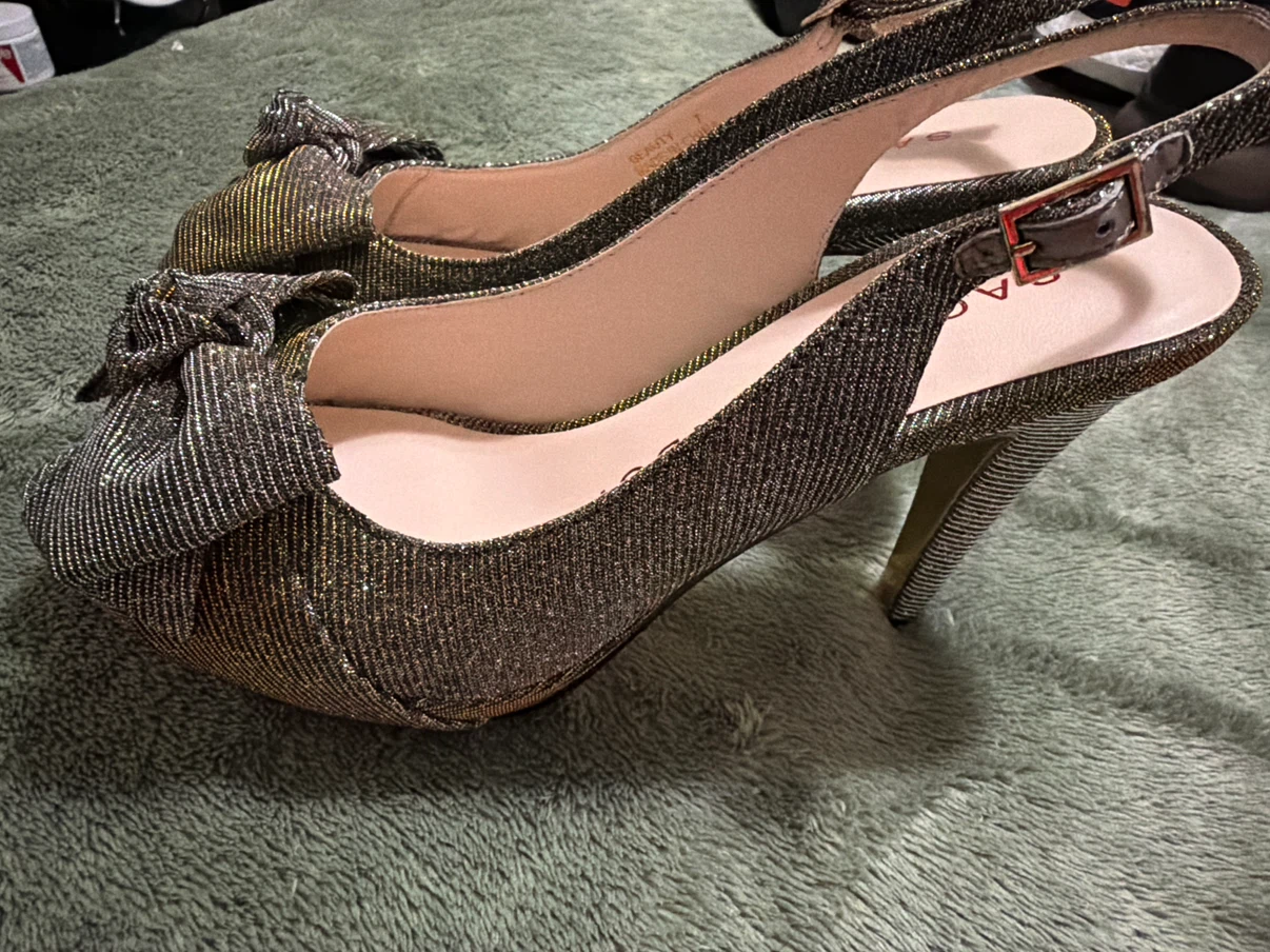 Sasha London Women's Sparkly Slingback Heels - photo 2