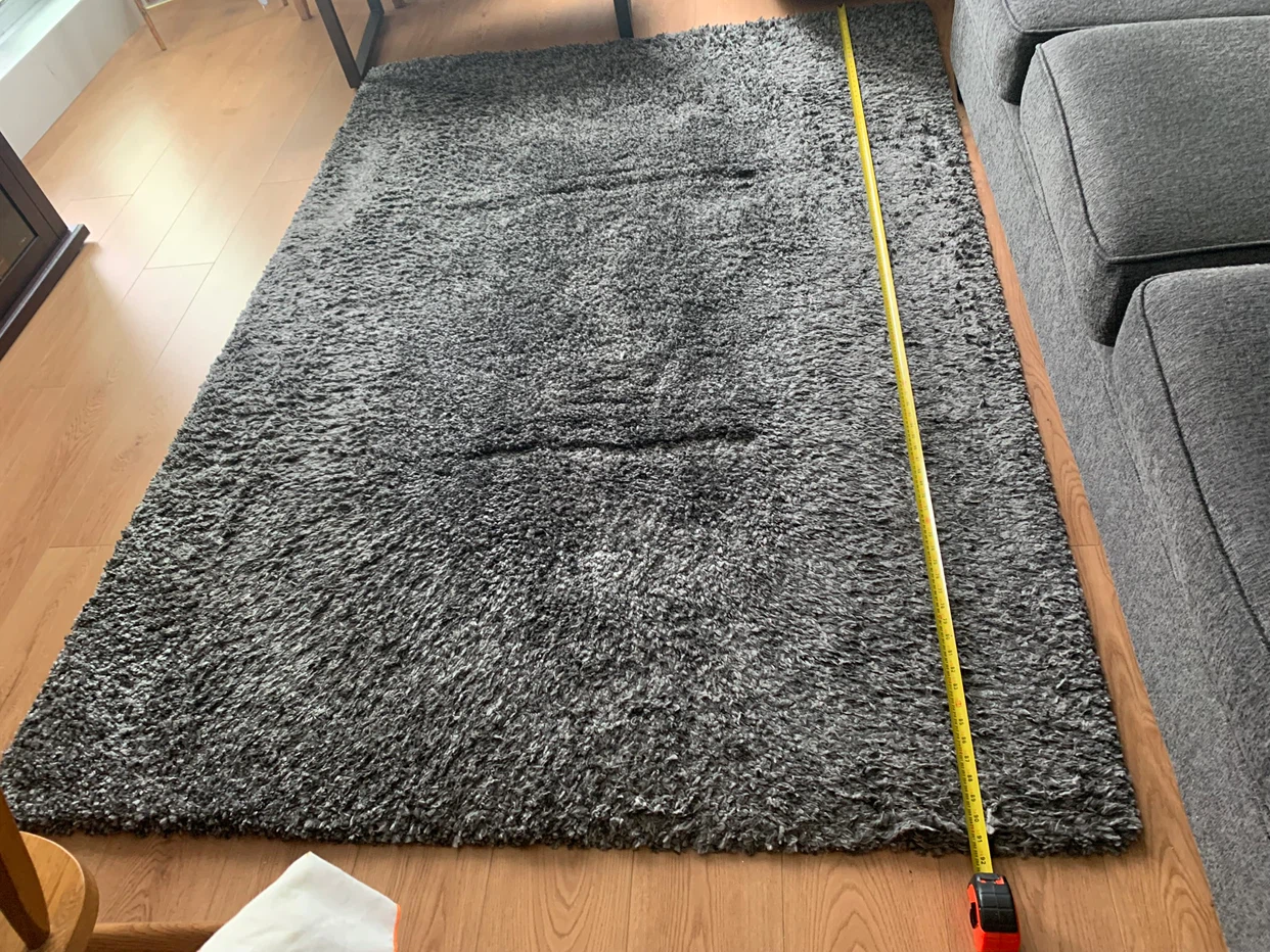 Grey Shag Rug