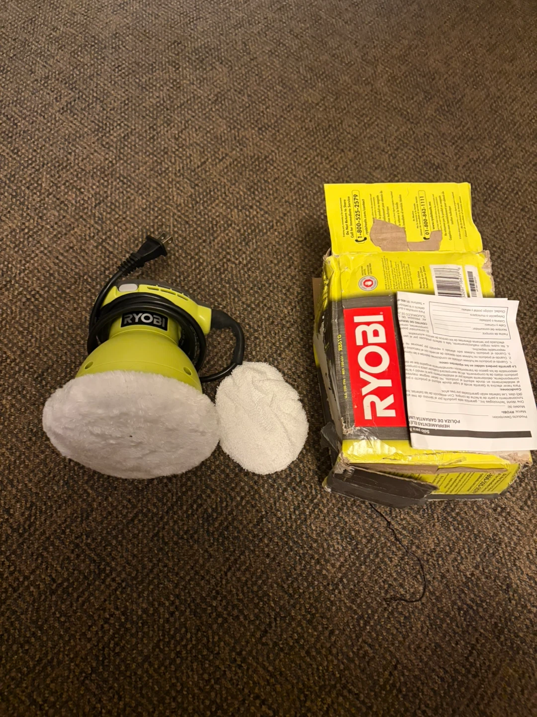 Ryobi orbital Sander corded