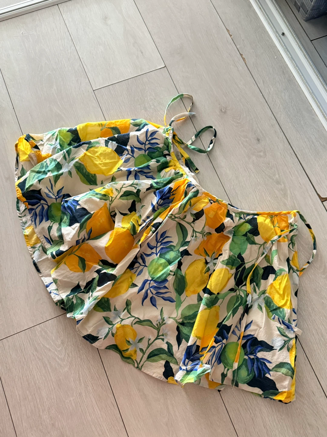 H&M Lemon Print Sundress