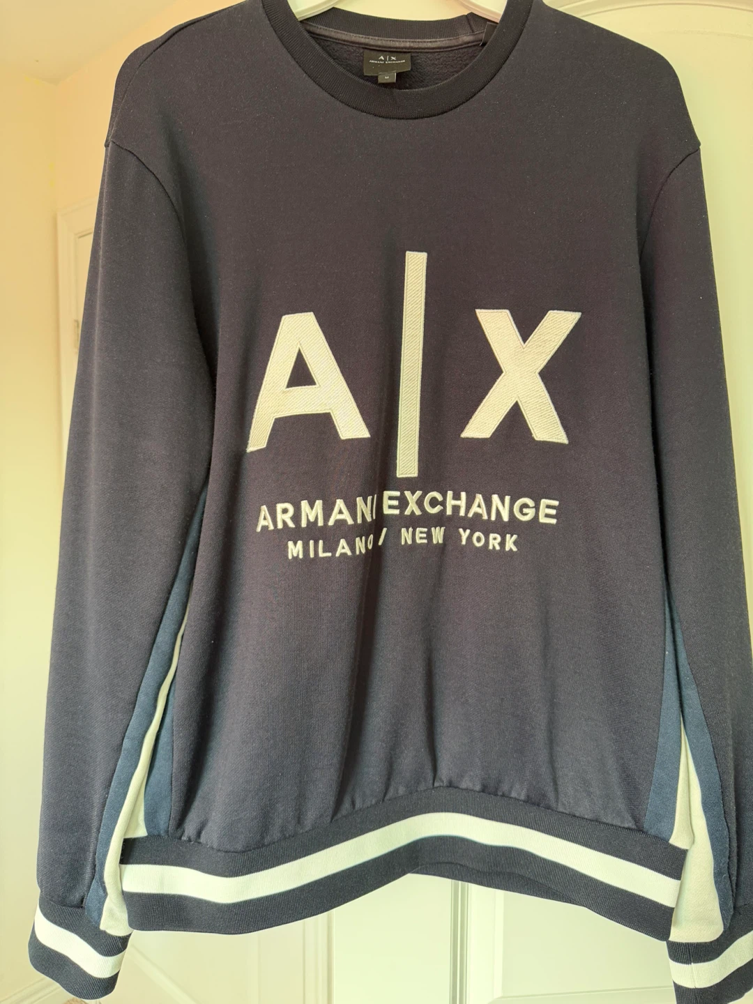 Armani Exchange AX Navy Blue Sweatshirt