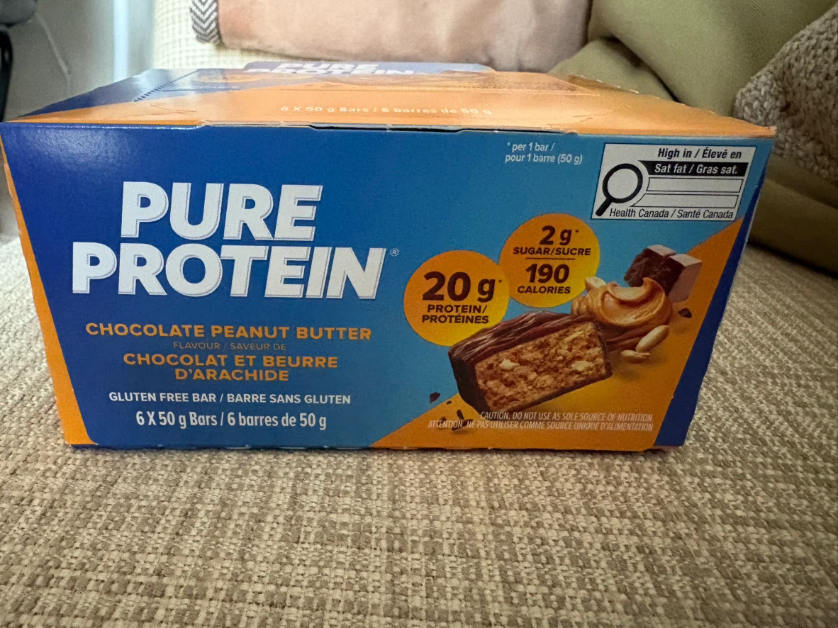 Pure Protein Chocolate Peanut Butter Bars (6-Pack)