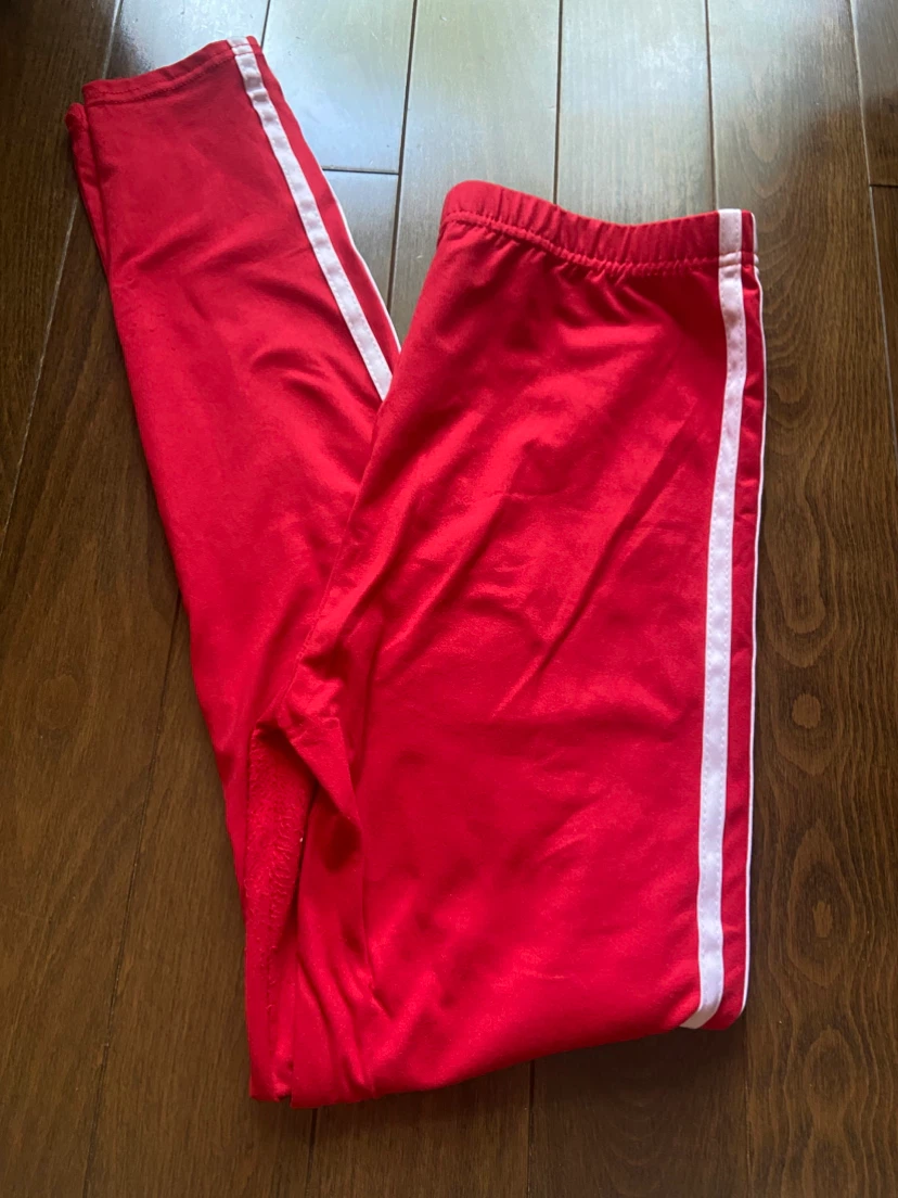 Softmilk Red & Wht Canada Day Track Pants Size 14-16 yrs - photo 2