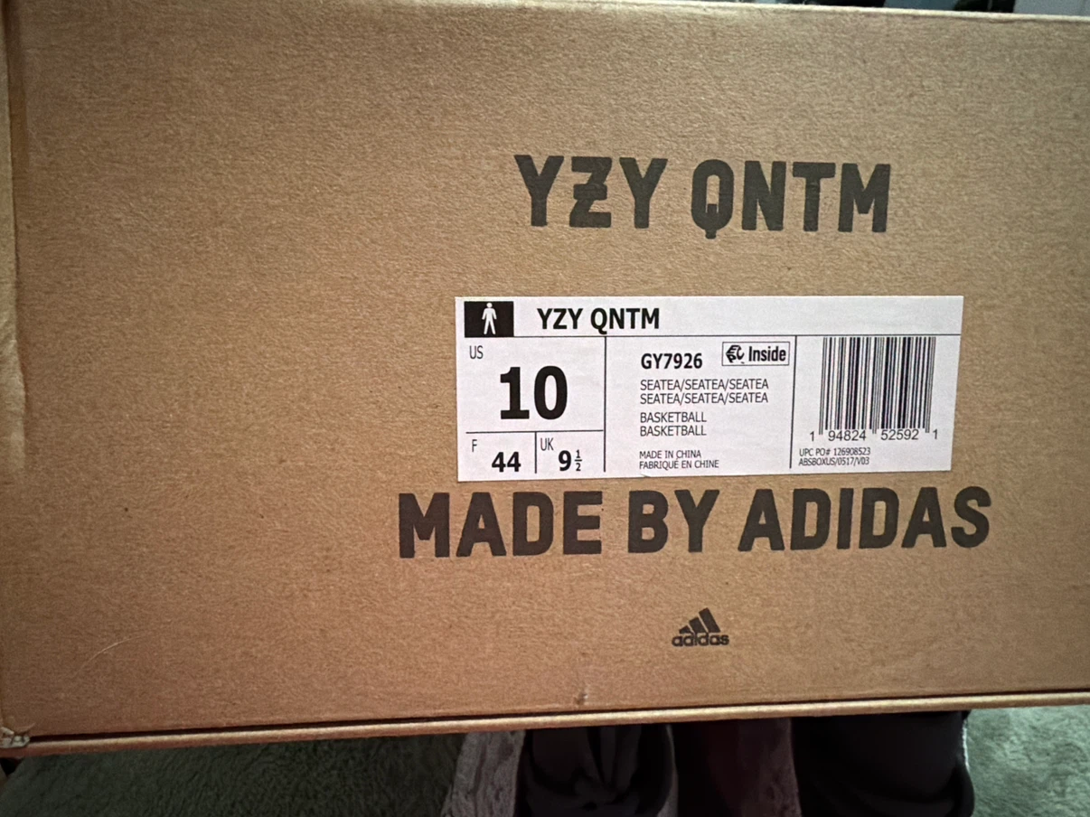 Adidas Yeezy QNTM Basketball Shoes Size 10 - photo 5