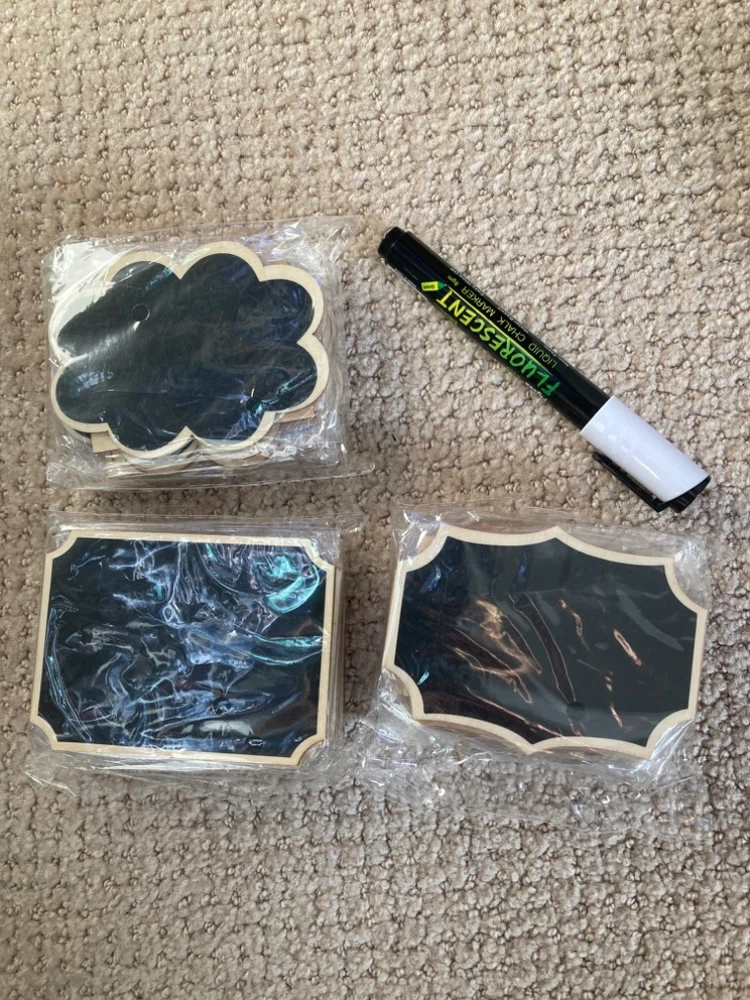 15 Mini Chalkboards