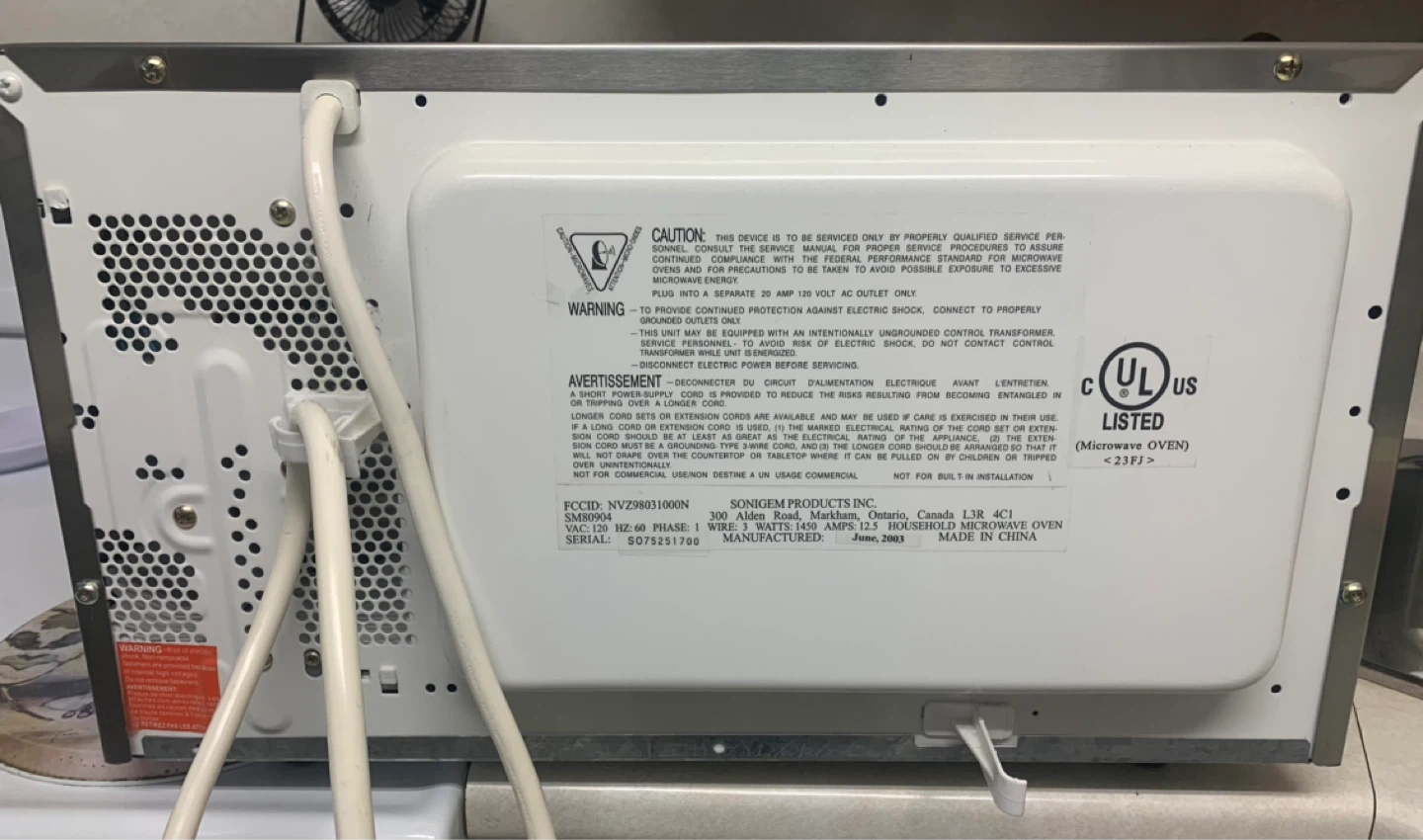 Sylvania Microwave Oven - photo 2