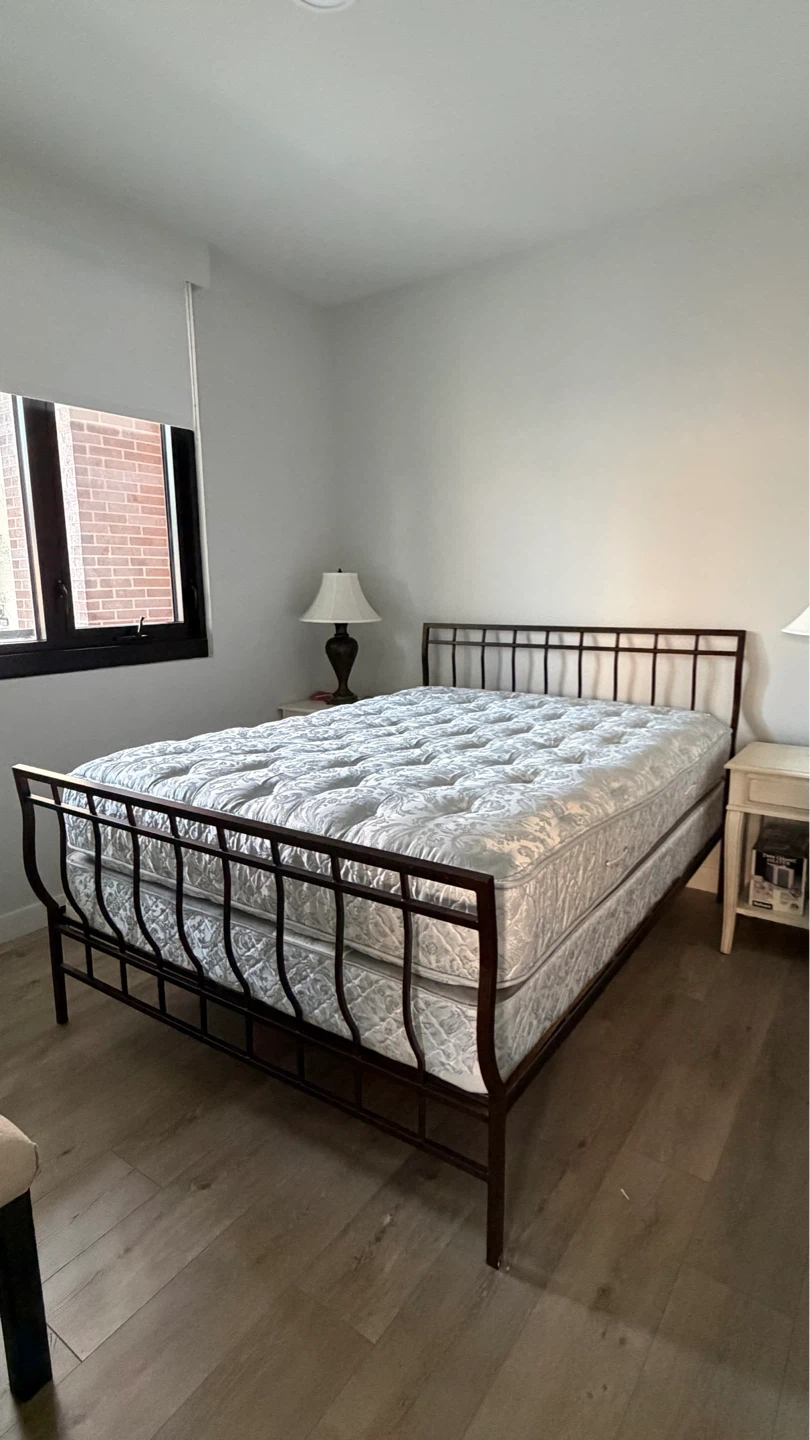 Queen size Metal Bed Frame with Curved Slats, from Room & Board - photo 3