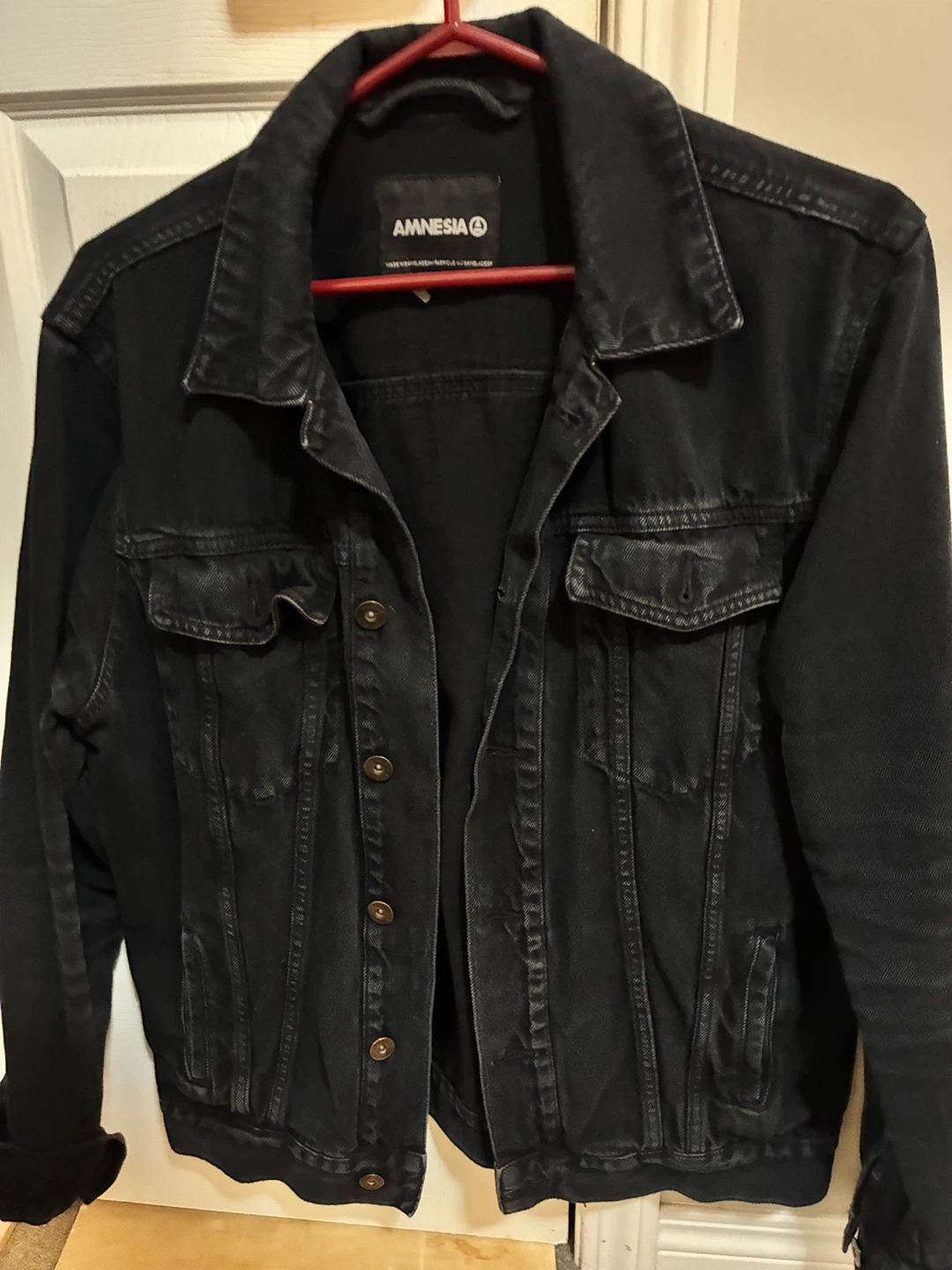 Amnesia Black Jean Jacket