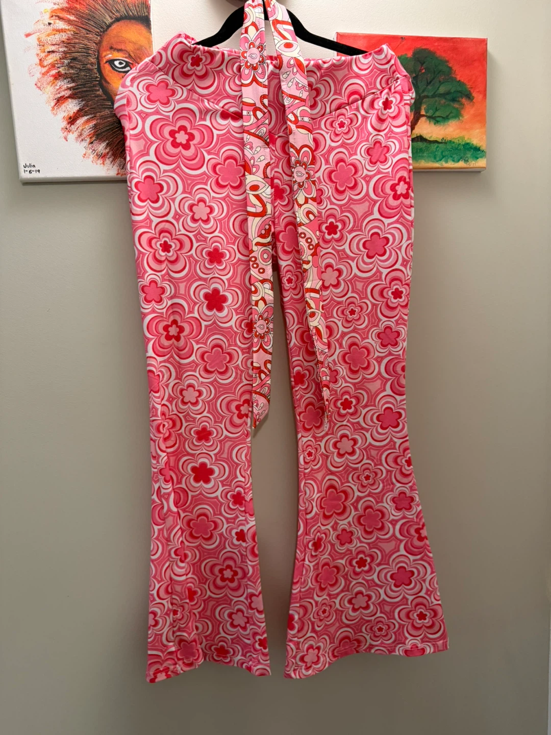 EVELUST 70s Flare Pants for Women Disco