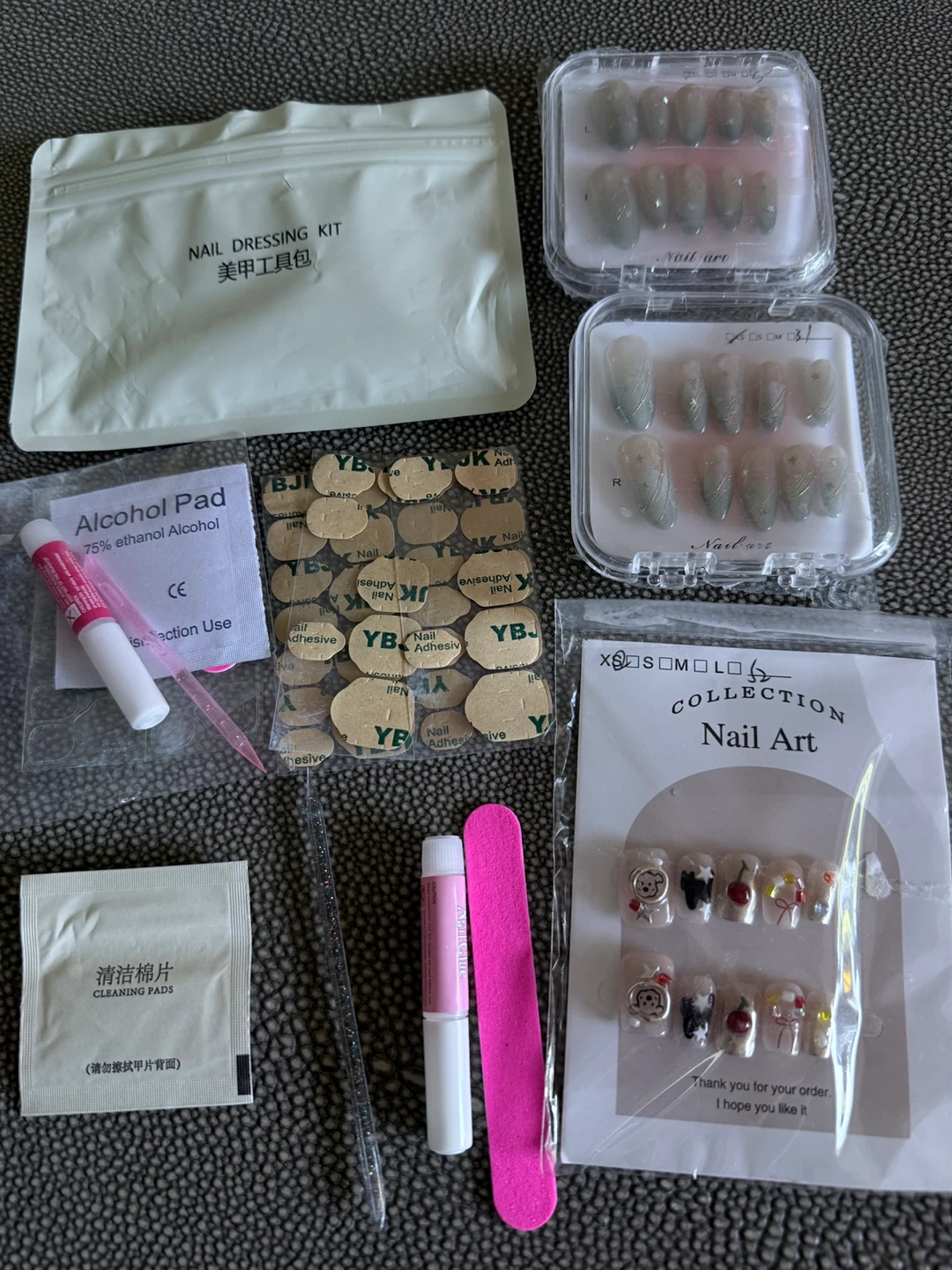 Press-On Nails Kit with Accessories