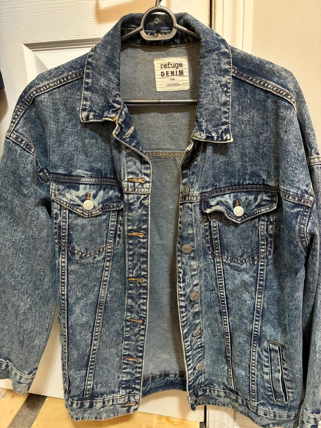 Large Refuge Oversized Jean Jacket