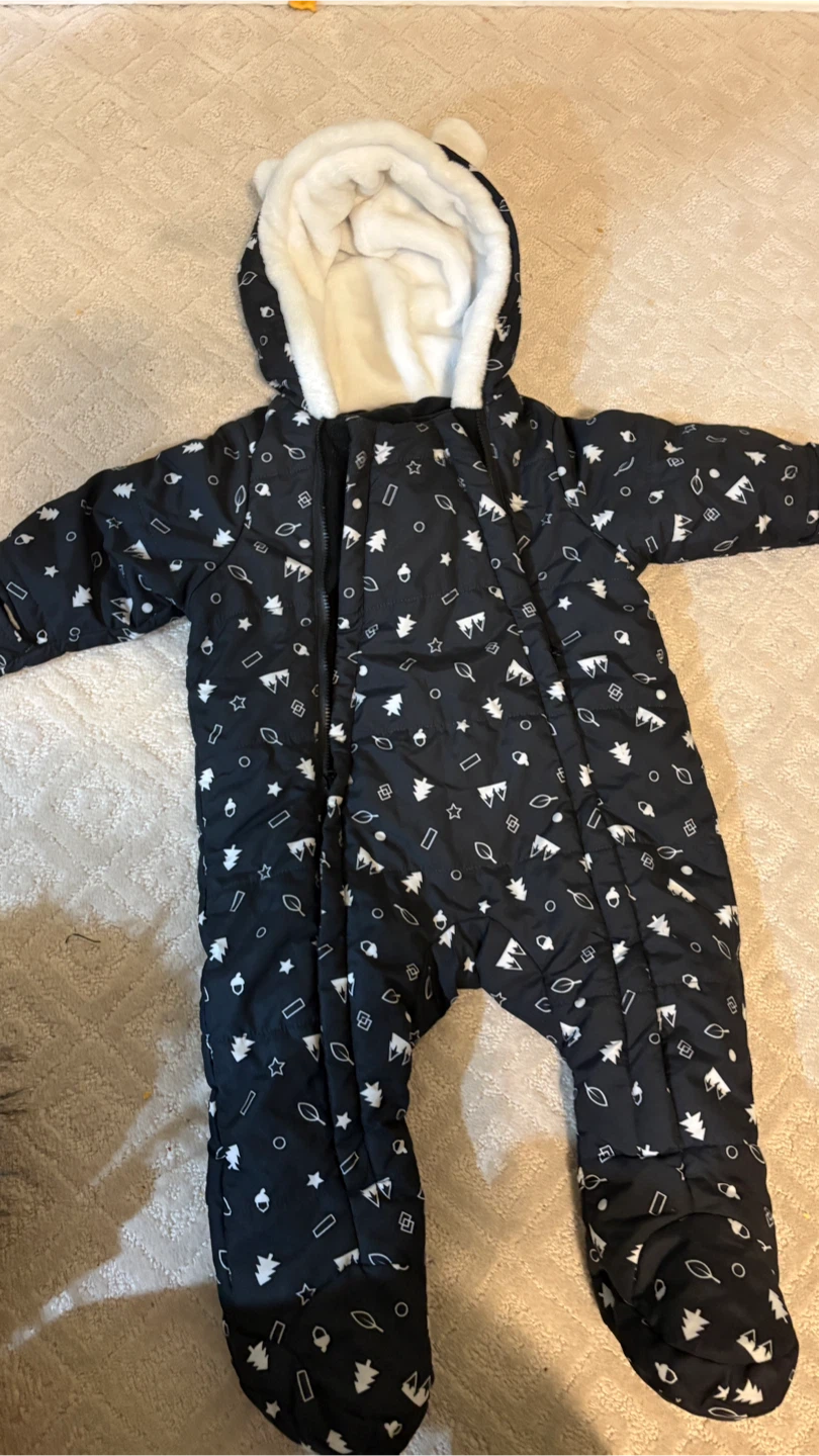 Cozy Infant Winter Snowsuit Bunting