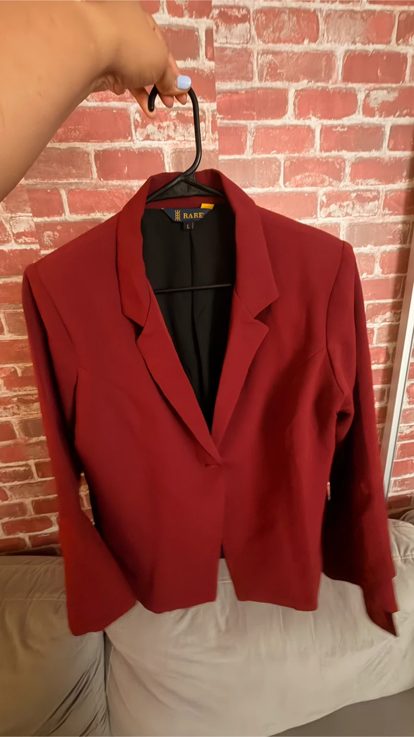 RARE Red Blazer - Large