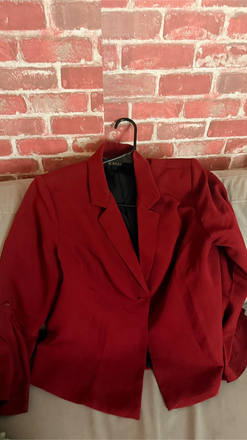 RARE Red Blazer - Large - photo 3
