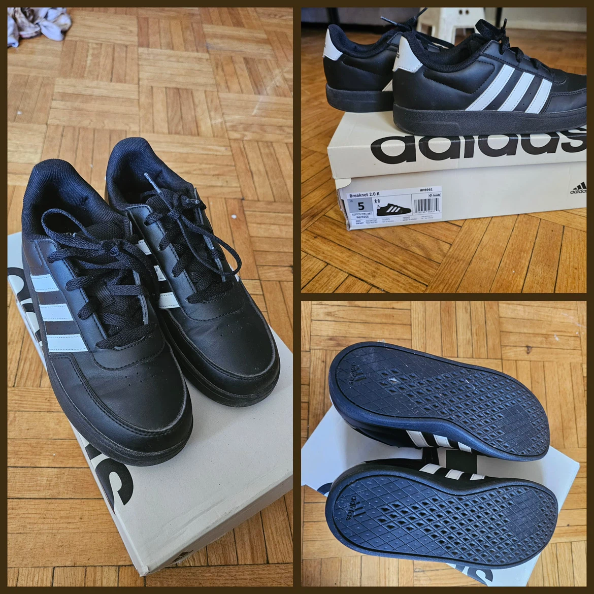 Adidas Breaknet 2.0 K Shoes Black