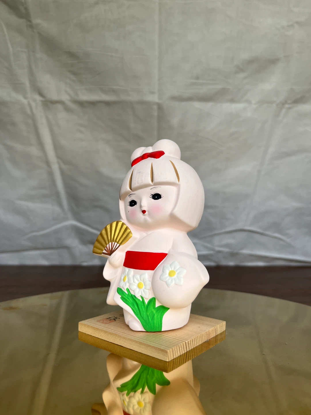 Japanese Kokeshi Doll with Wooden Stand – Elegant Home Accent - photo 3