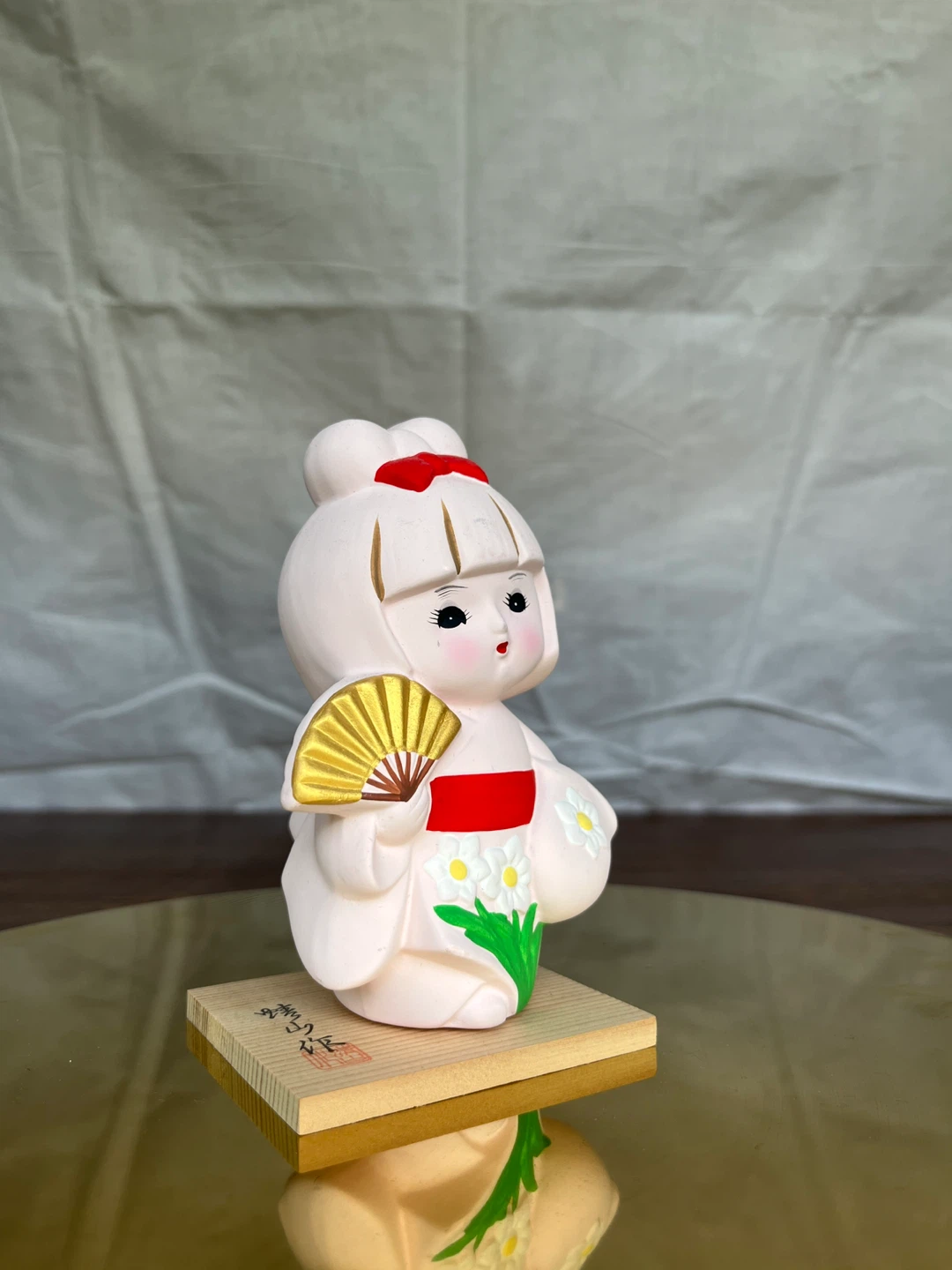 Japanese Kokeshi Doll with Wooden Stand – Elegant Home Accent - photo 4