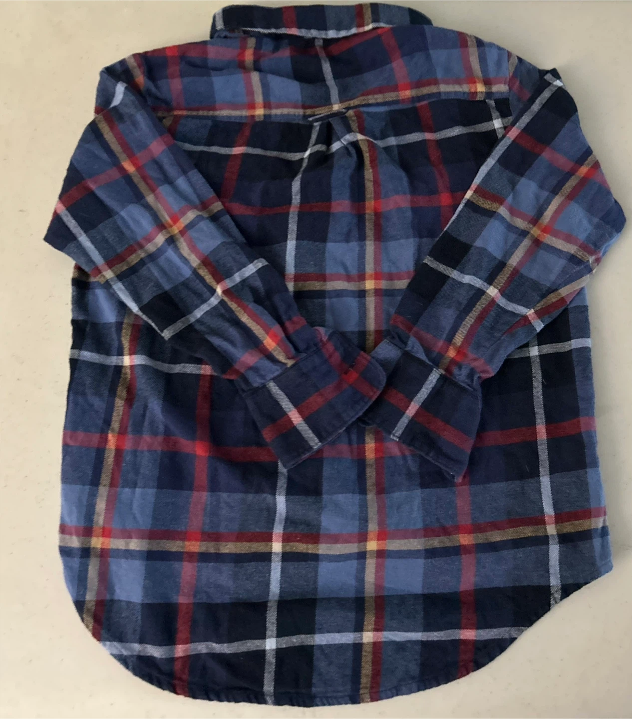 Old Navy The Boyfriend Plaid Shirt XS - photo 2