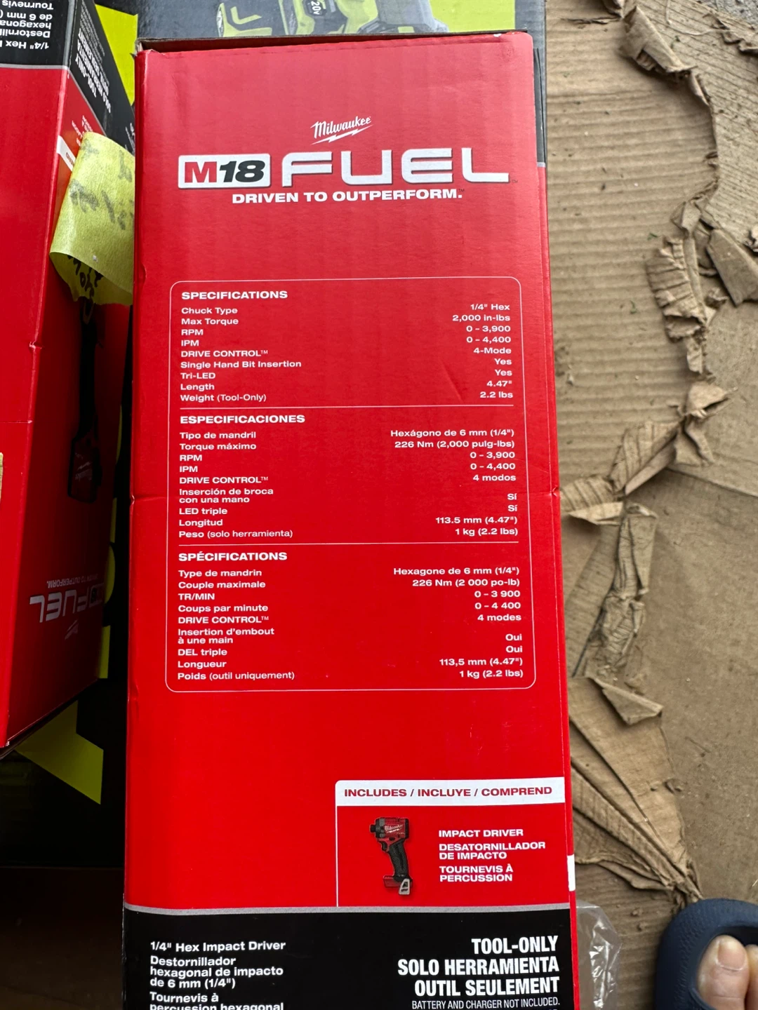 Milwaukee M18 FUEL 1/4" Hex Impact Driver - photo 2