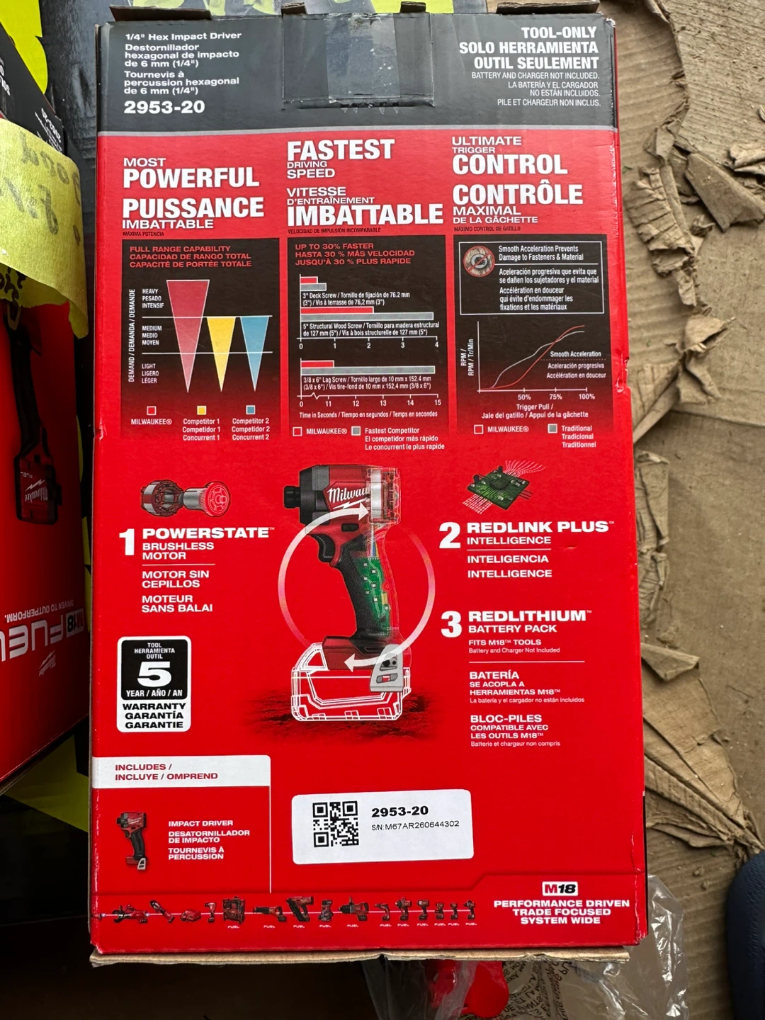 Milwaukee M18 FUEL 1/4" Hex Impact Driver - photo 3