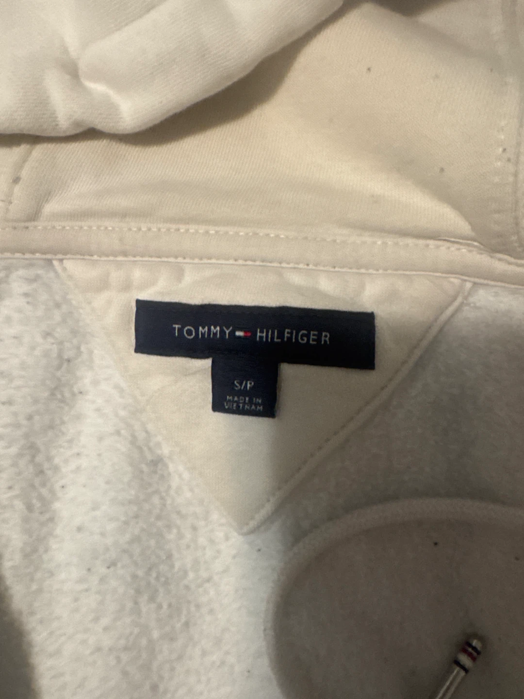 Tommy Hilfiger Cream Zip-Up Hoodie - photo 2