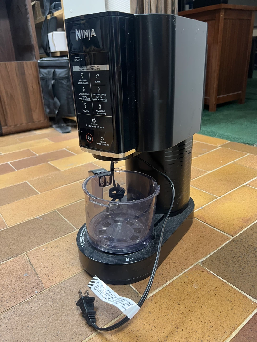 Ninja Creami Ice Cream Maker with Cups