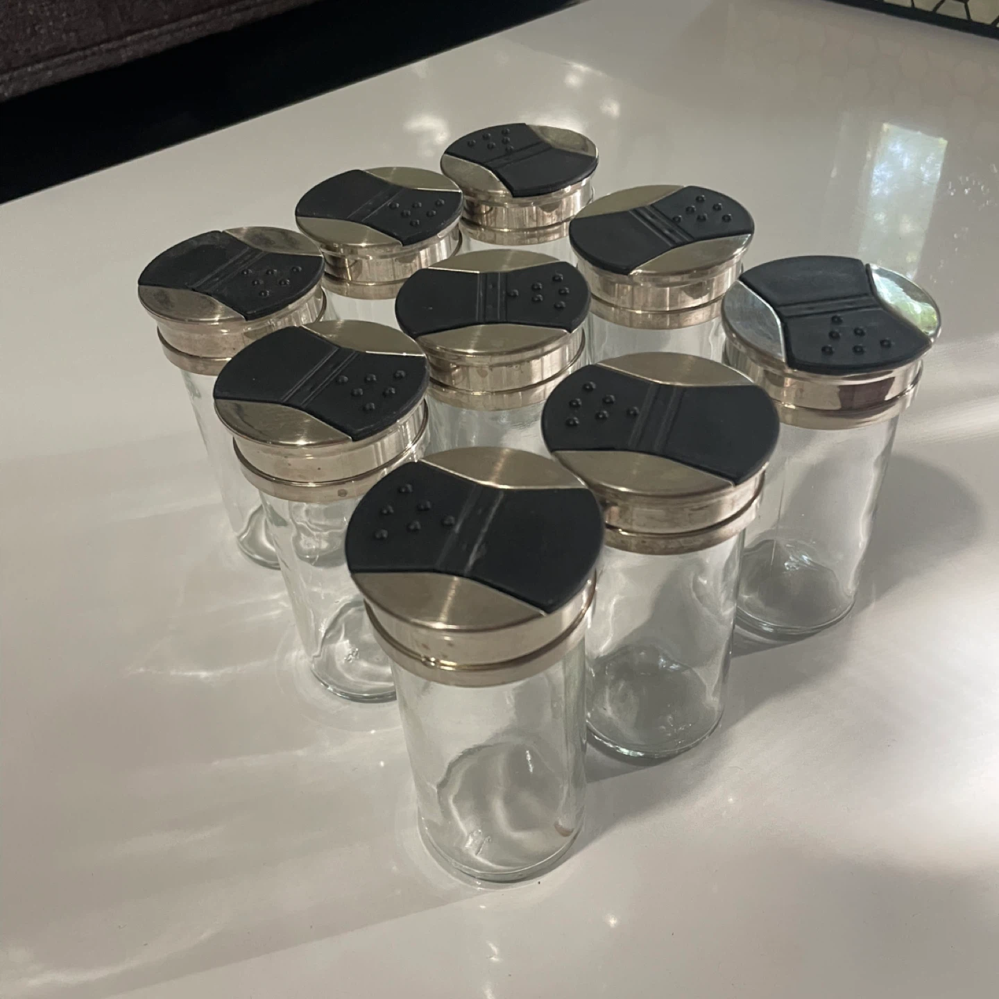 Spice/Seasoning glass jars