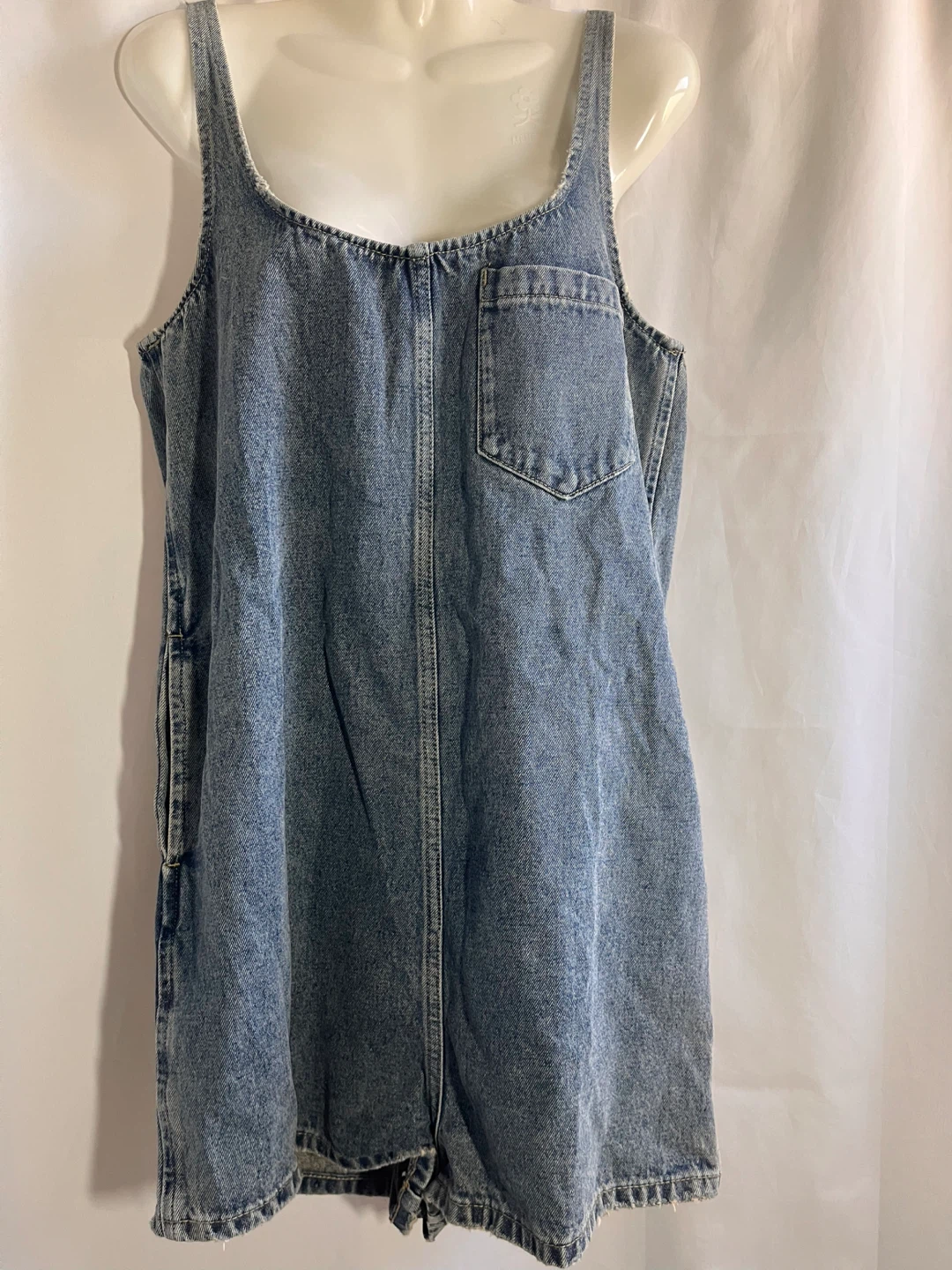 Denim Romper - photo 4