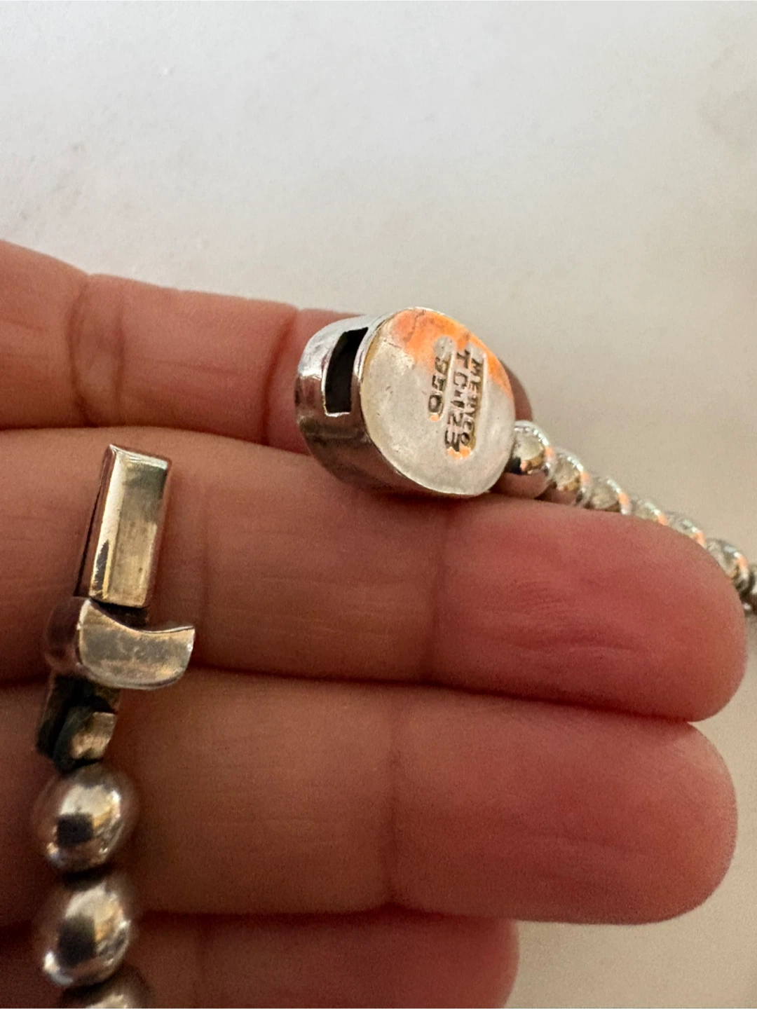 Sterling Silver Necklace with Lapis Lazuli Inlay - photo 5