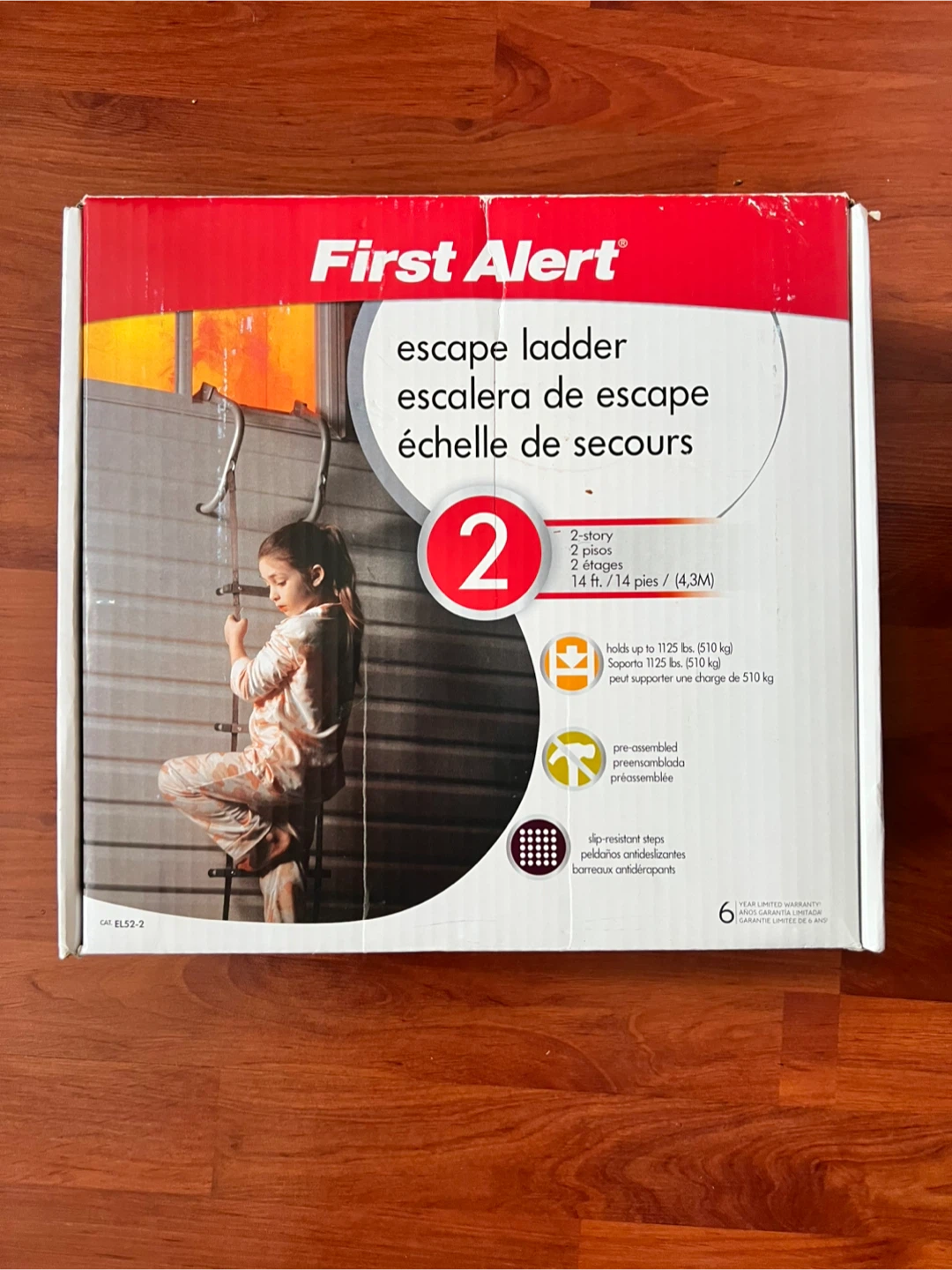 New First Alert 2-Story Escape Ladder