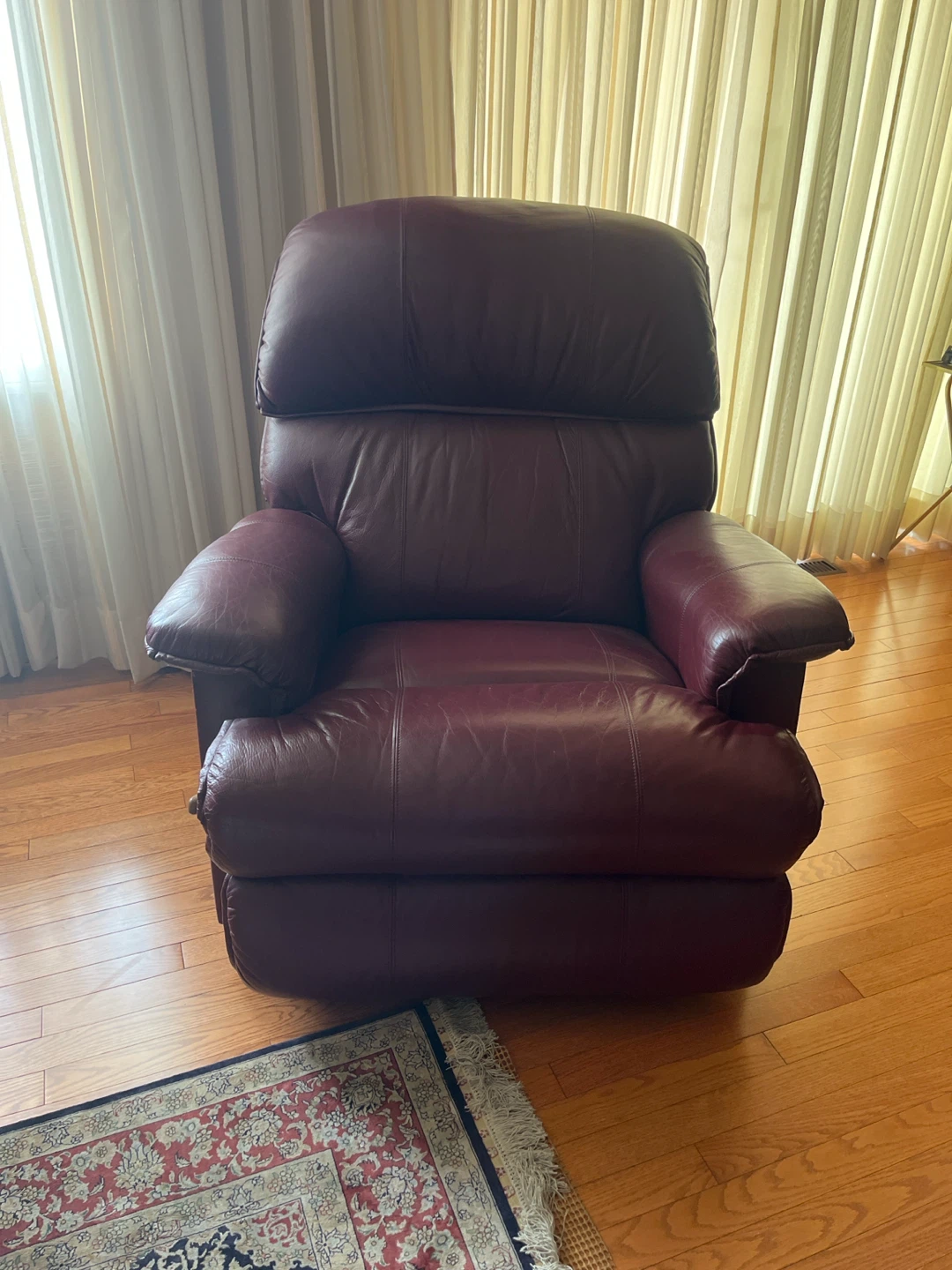 La-Z-Boy Genuine Leather Rocker Recliner