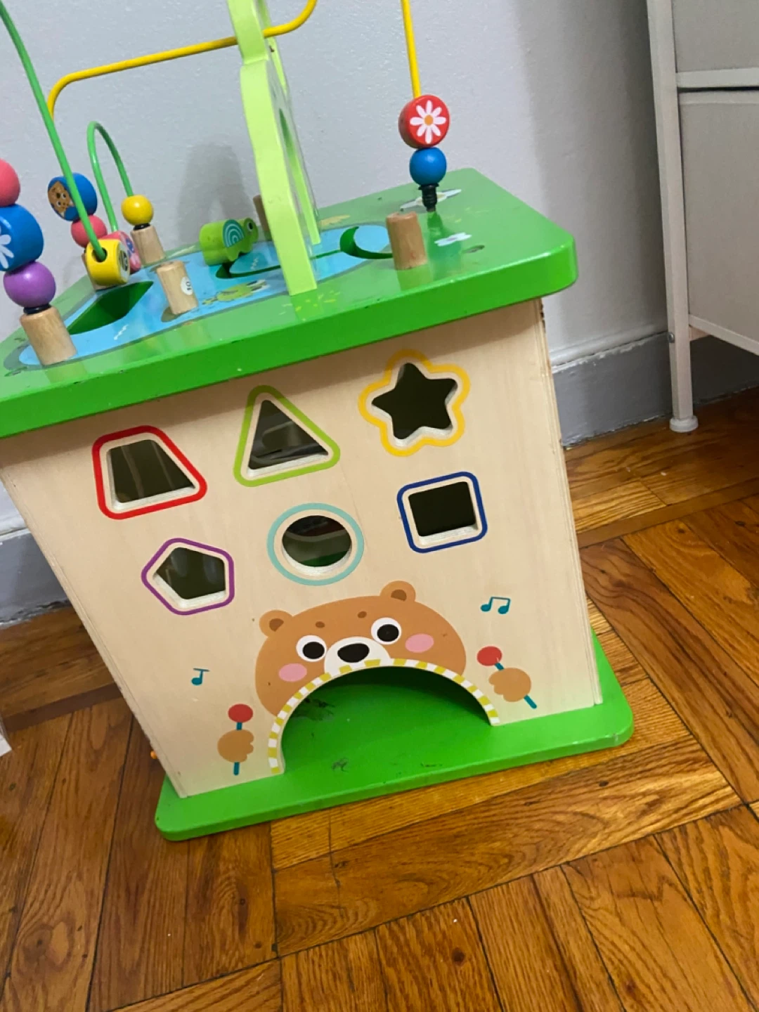 Wooden Activity Cube Toy