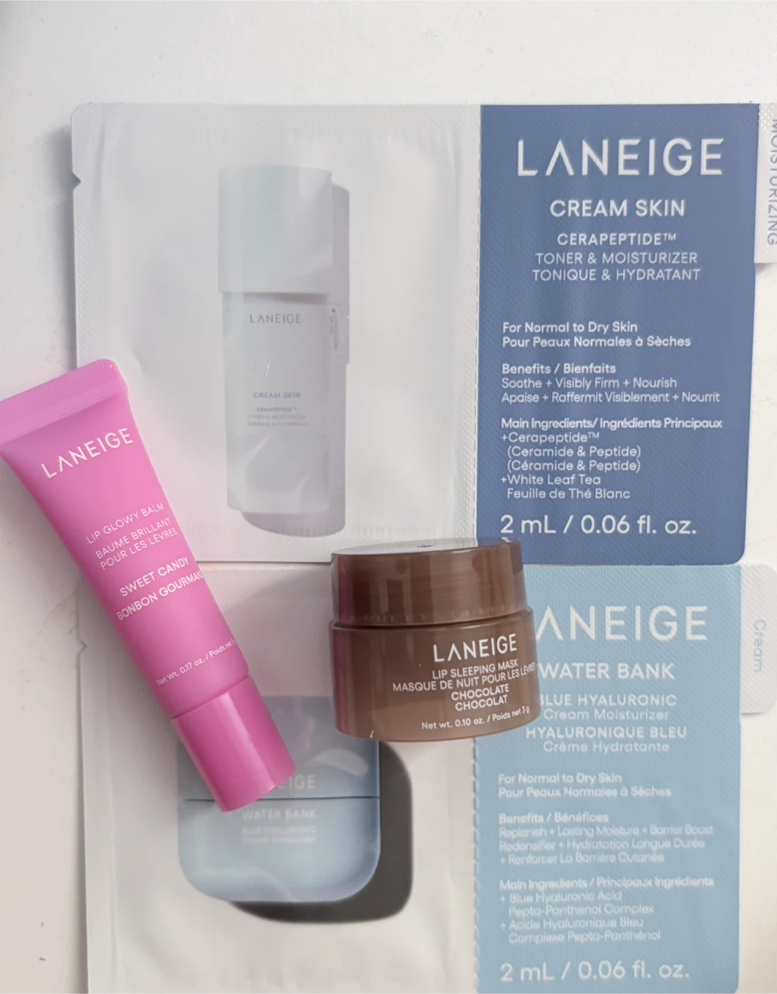 Laneige travel size bundle (new )