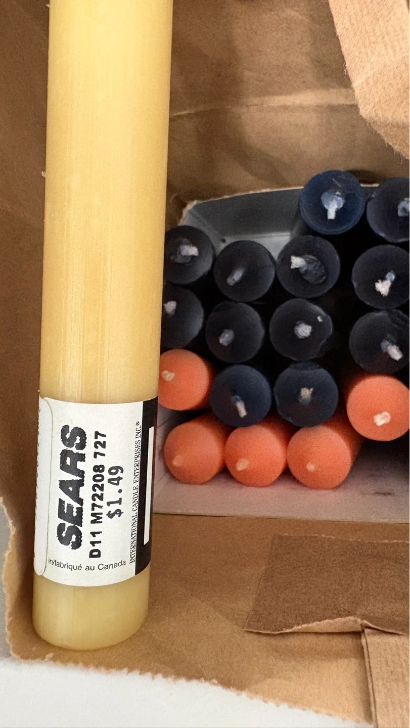 Lot of 20+ Taper Candles in Various Colours - photo 2