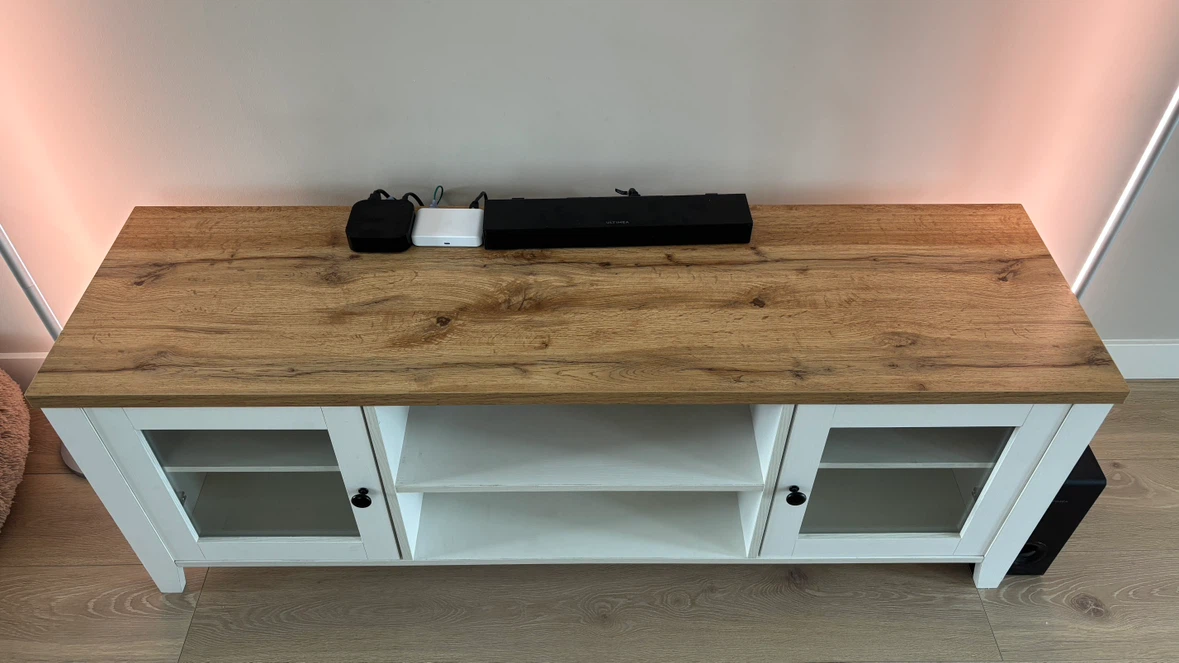 TV Stand with Wood Top - photo 3