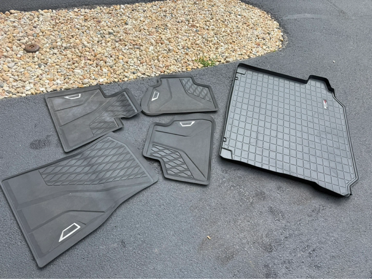 WeatherTech BMW X5 car mats and OEM mats - photo 2