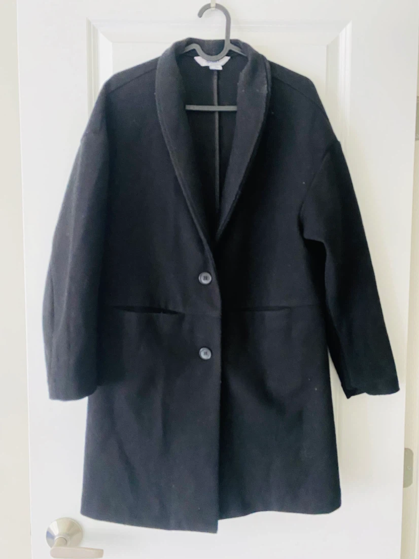 Old Navy Black Collar Coat - photo 2