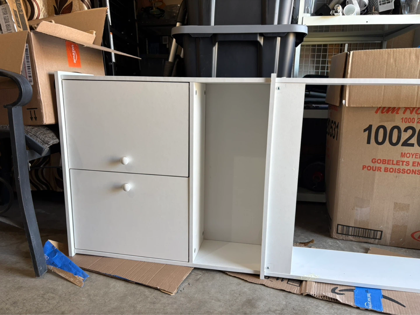 White over the toilet Storage Unit with Drawers