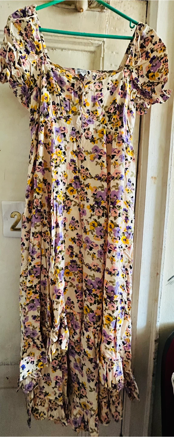Patrons of Peace Floral Midi Dress