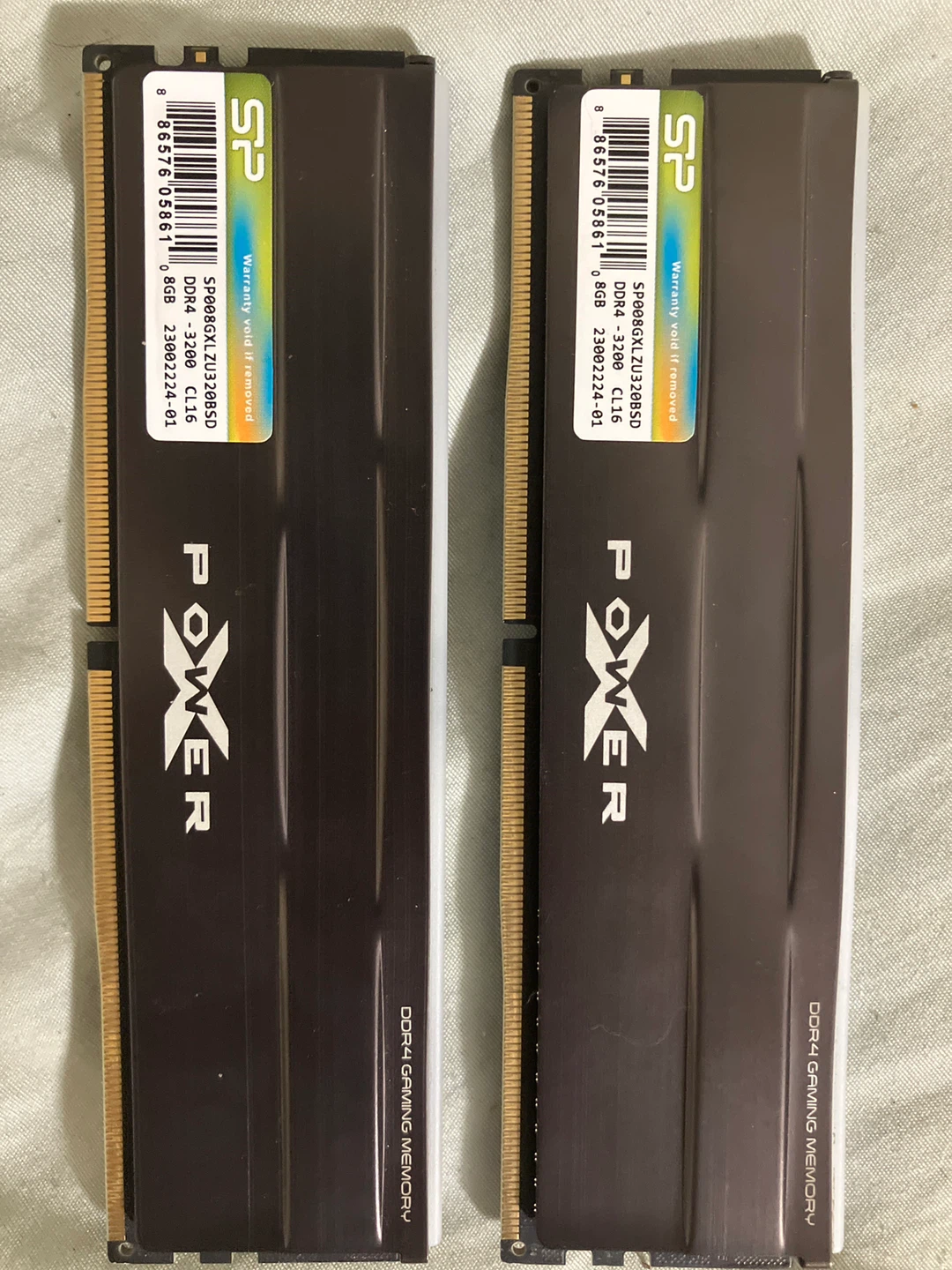 2 8 GB RAM sticks