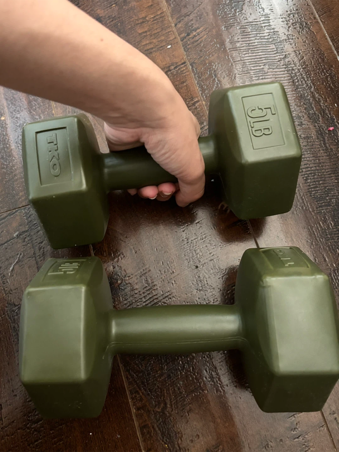 TKO 5lb Dumbbells (Pair) - photo 3
