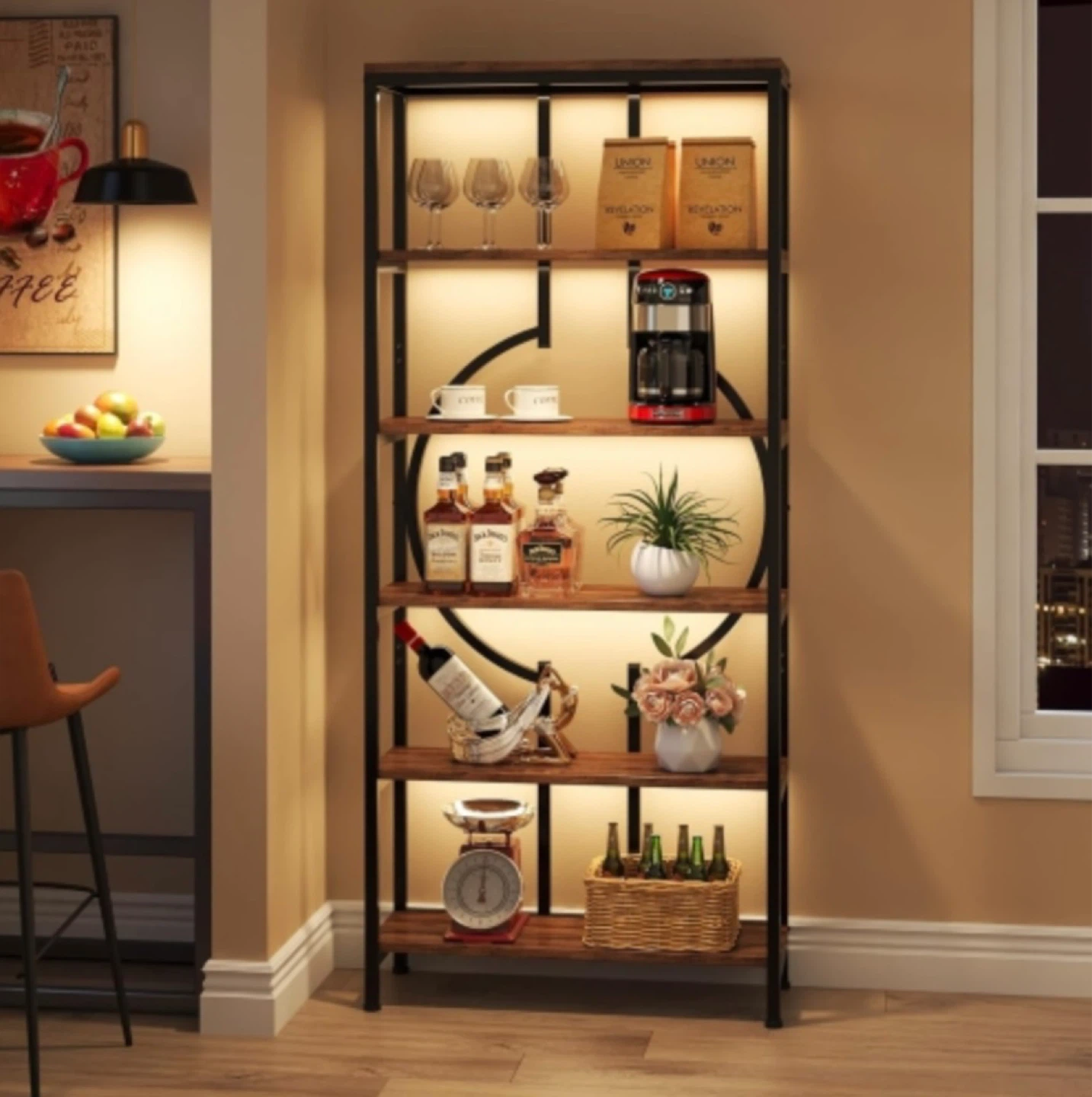 Brand new Tribesigns 5-Shelf Industrial Bookshelf - photo 3